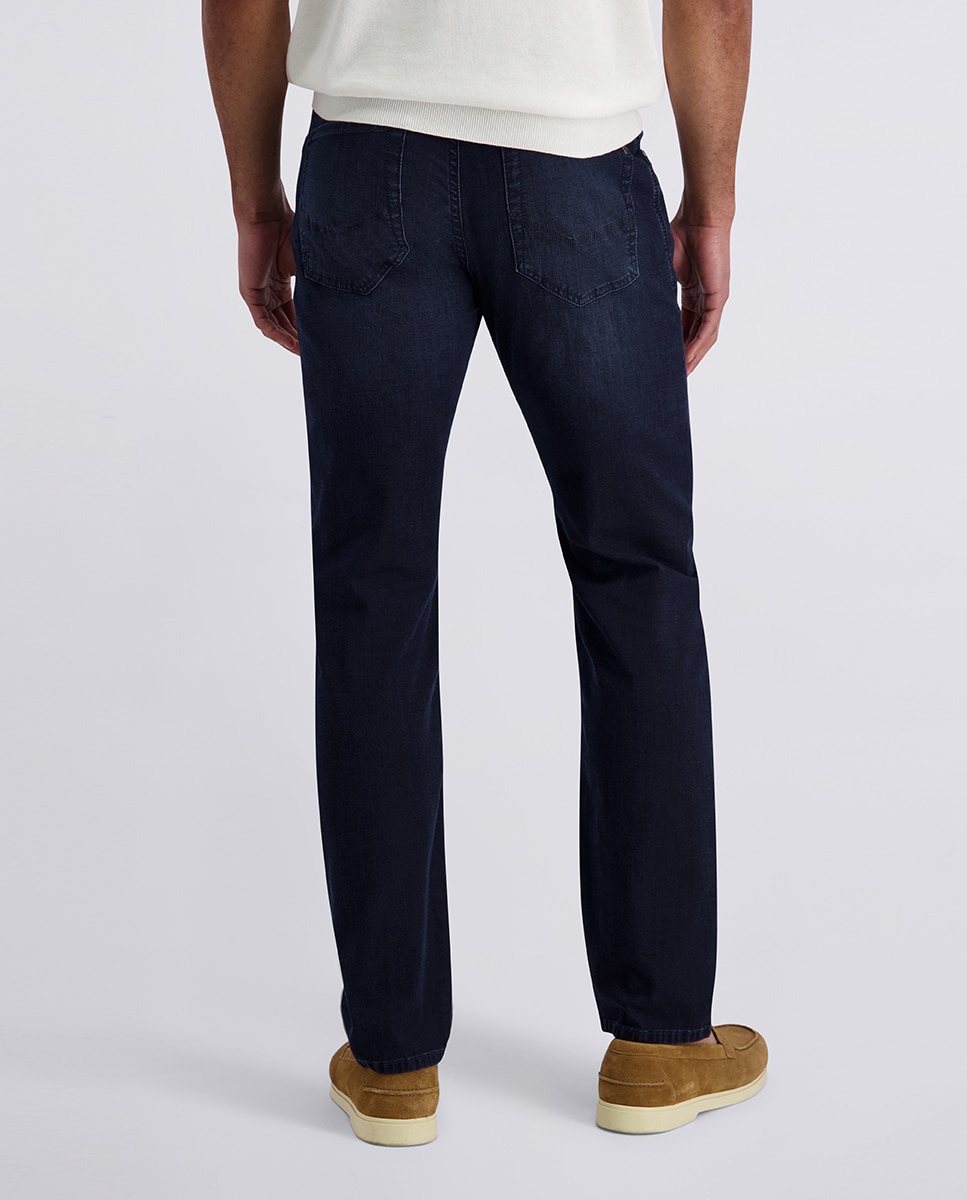 Ganga de 6,5 onças. Airtouch Lavado Tapered Fit - Azul-Escuro Azul-marinho-3