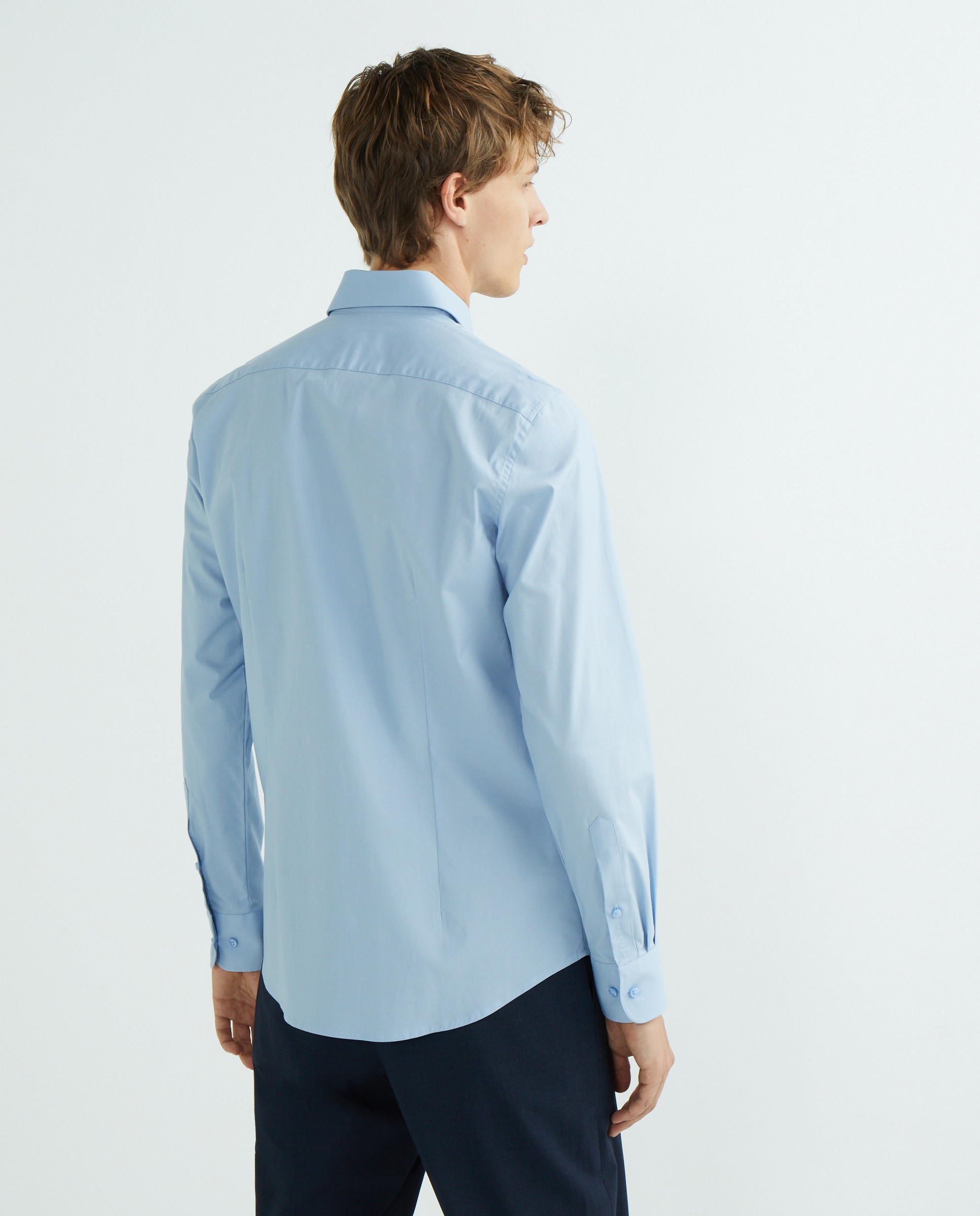 Camisa formal slim fit Azul-claro-3