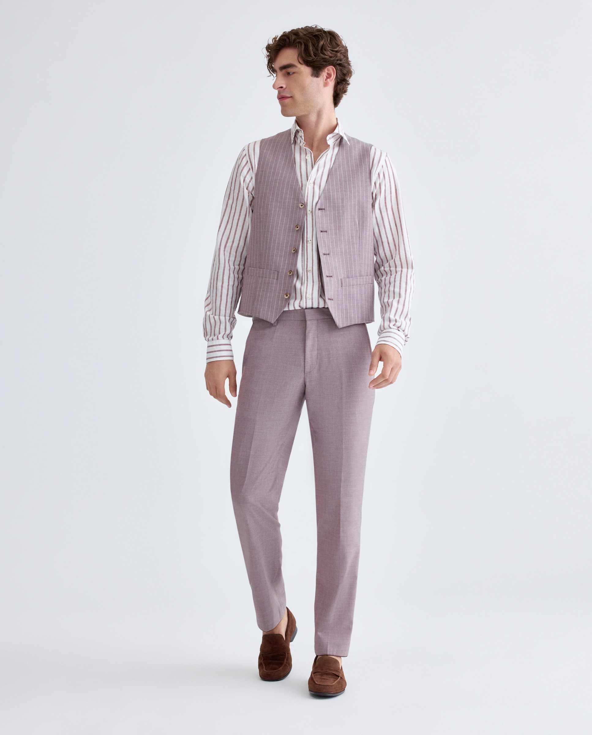 Camisa Casual Grená-2