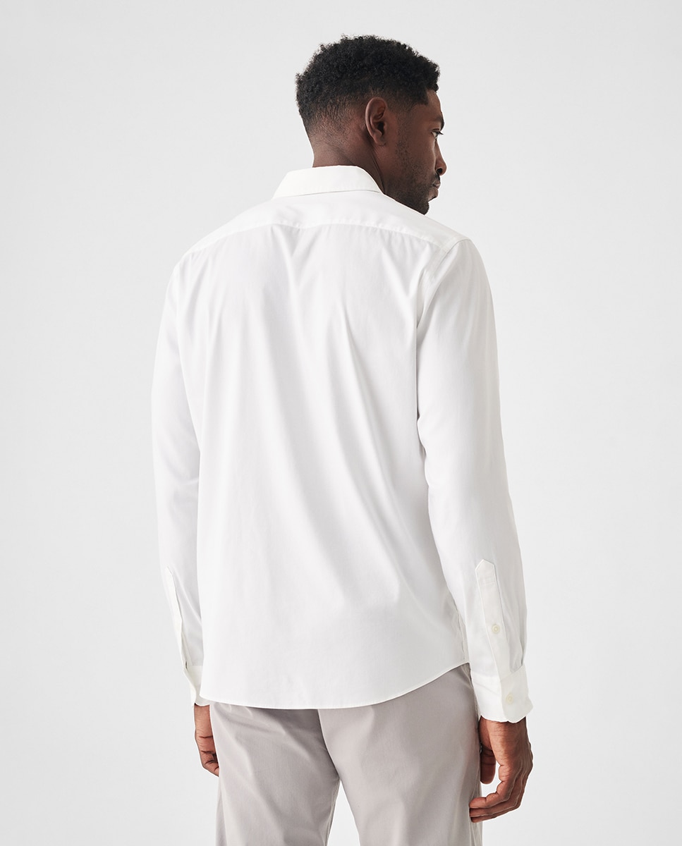 Camisa de Manga Comprida Branco-2