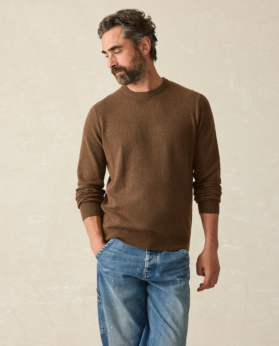 Imagem 0 de Camisola de Malha com Decote Redondo