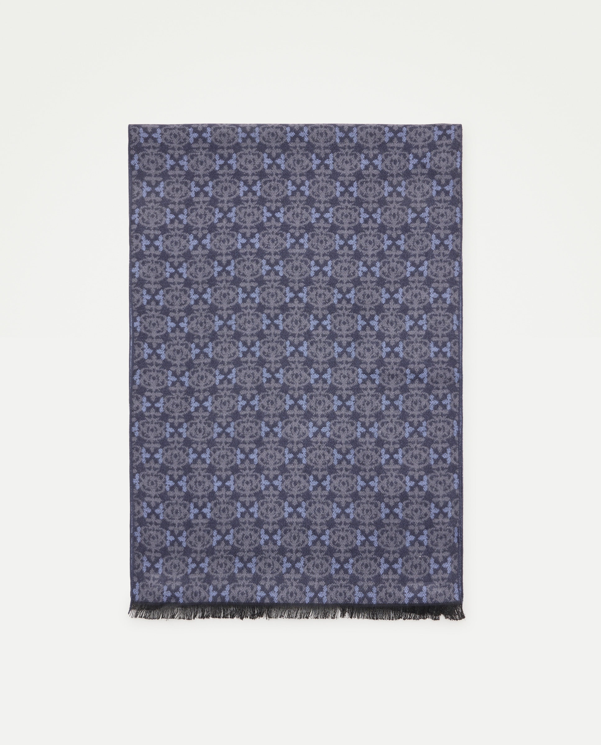 Cachecol com Estilo Moderno Azul-escuro-2