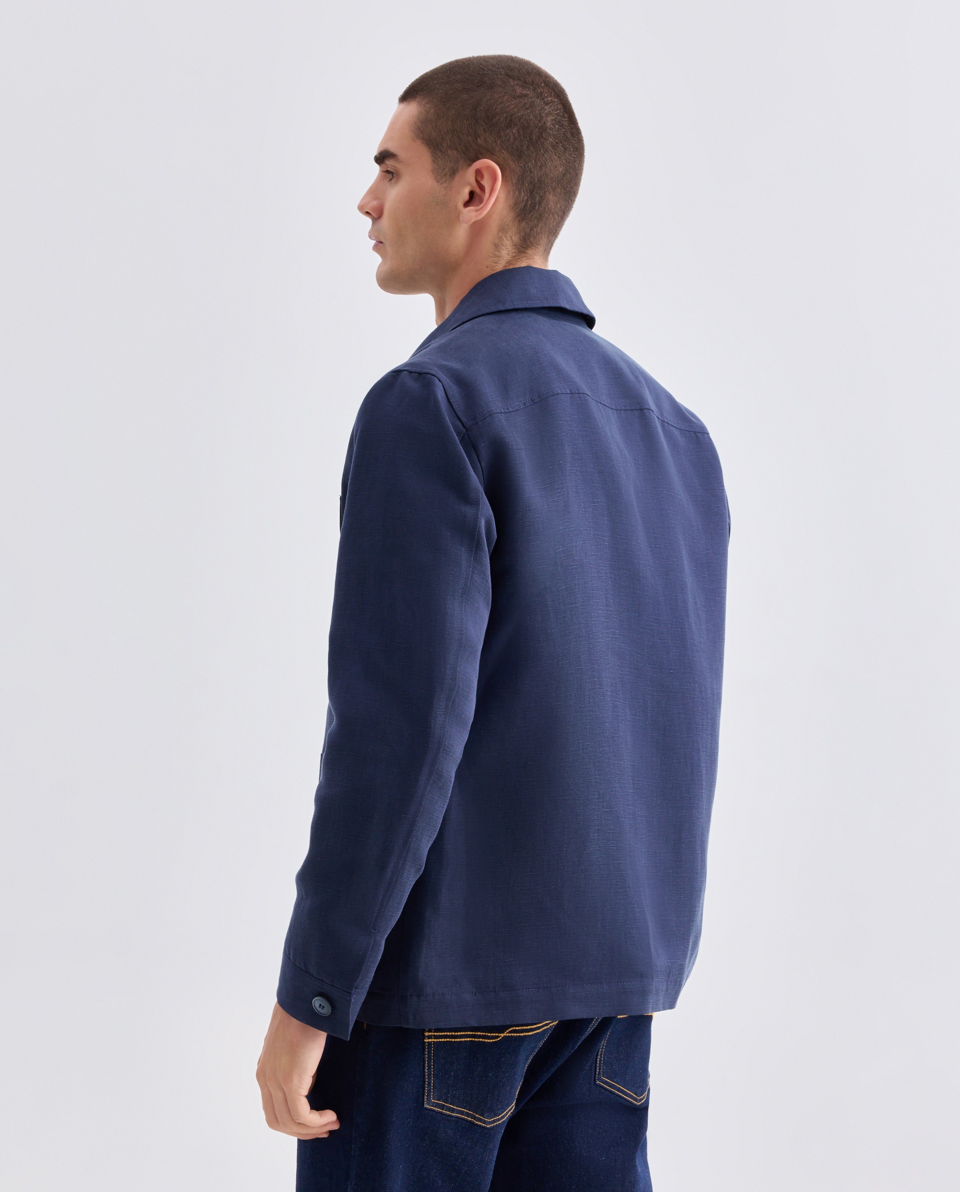 Blazer Desportivo Azul-3