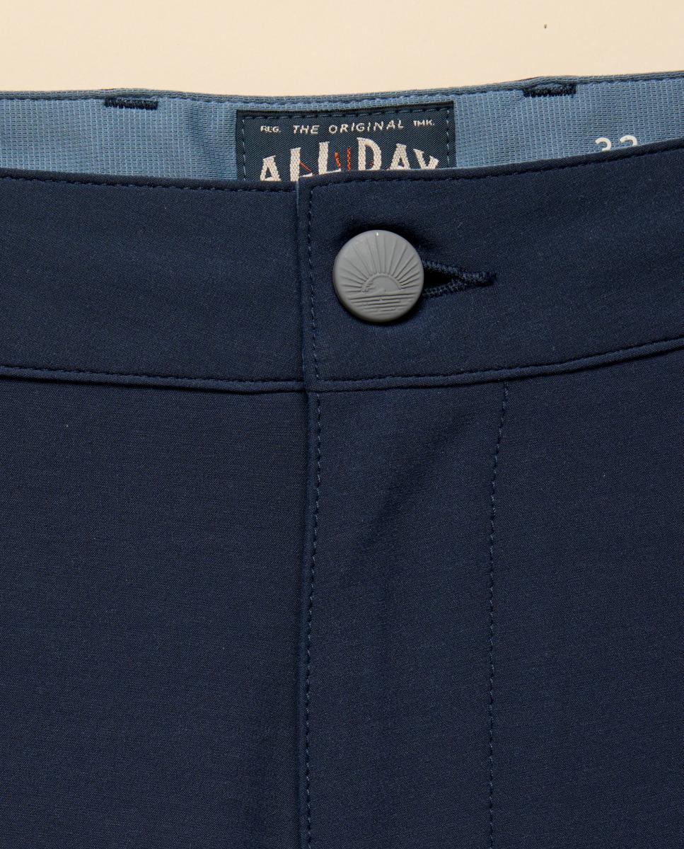 Bermudas de Algodão Azul-marinho-5