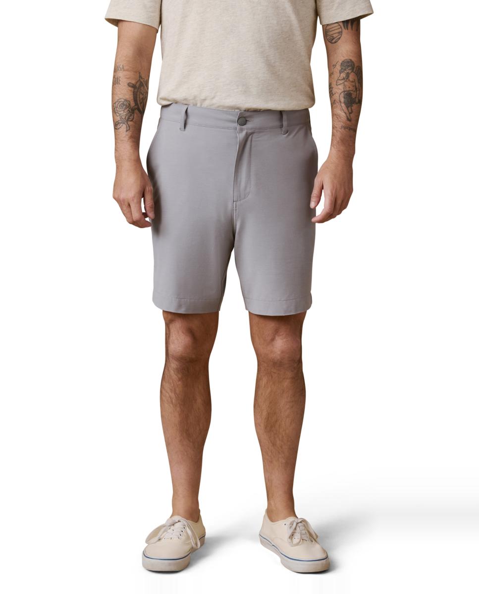 Bermuda de hombre de algodón - Faherty - Gris claro Gris claro-5
