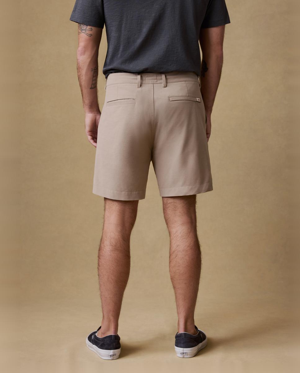 Bermudas de Algodão Caqui-3