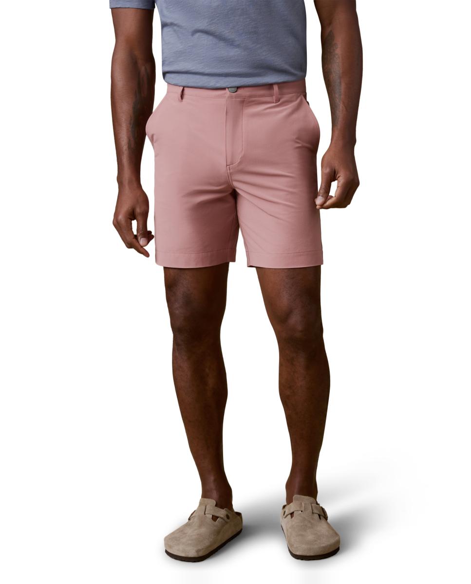 Bermuda de hombre de algodón - Faherty - Rojo Rojo-2