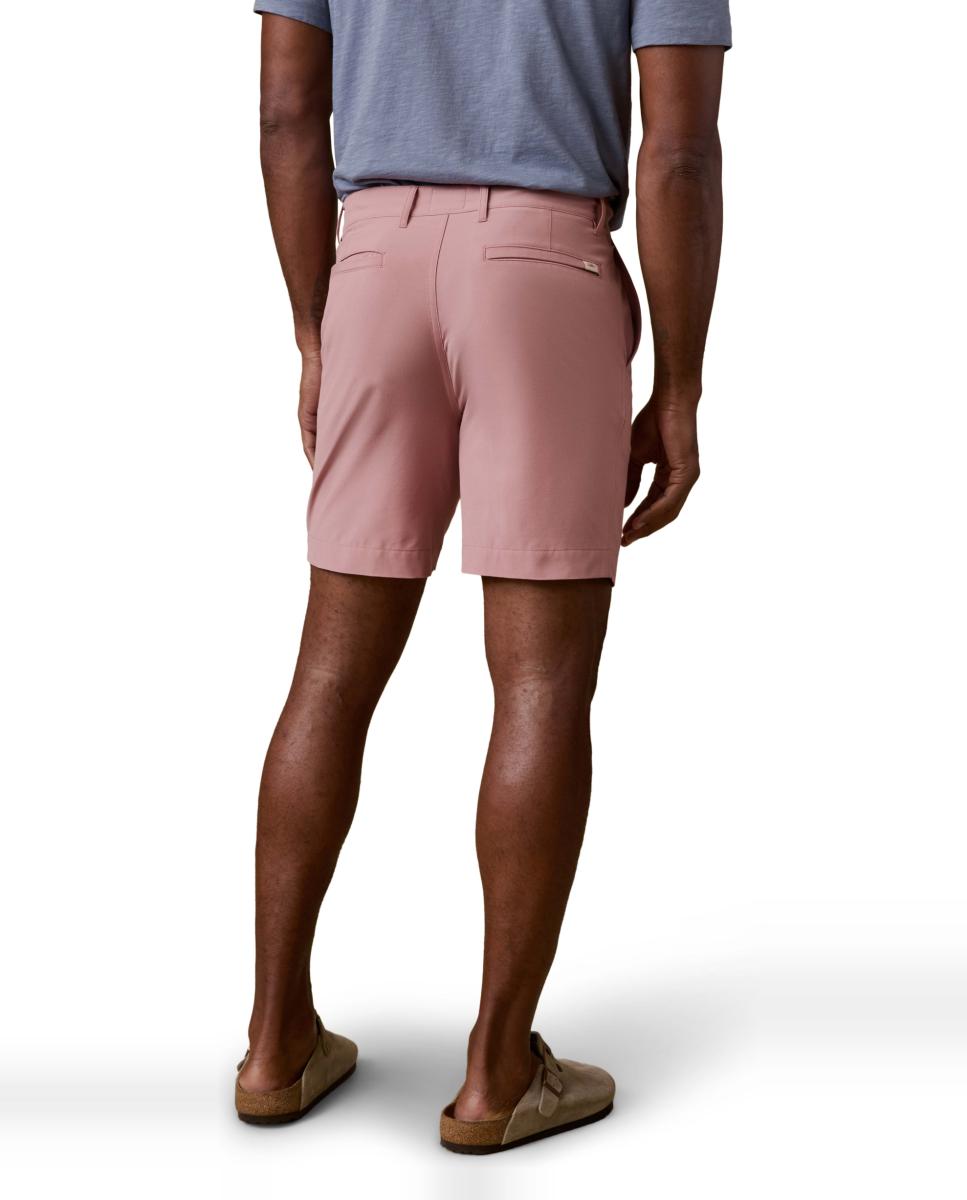 Bermuda de hombre de algodón - Faherty - Rojo Rojo-3