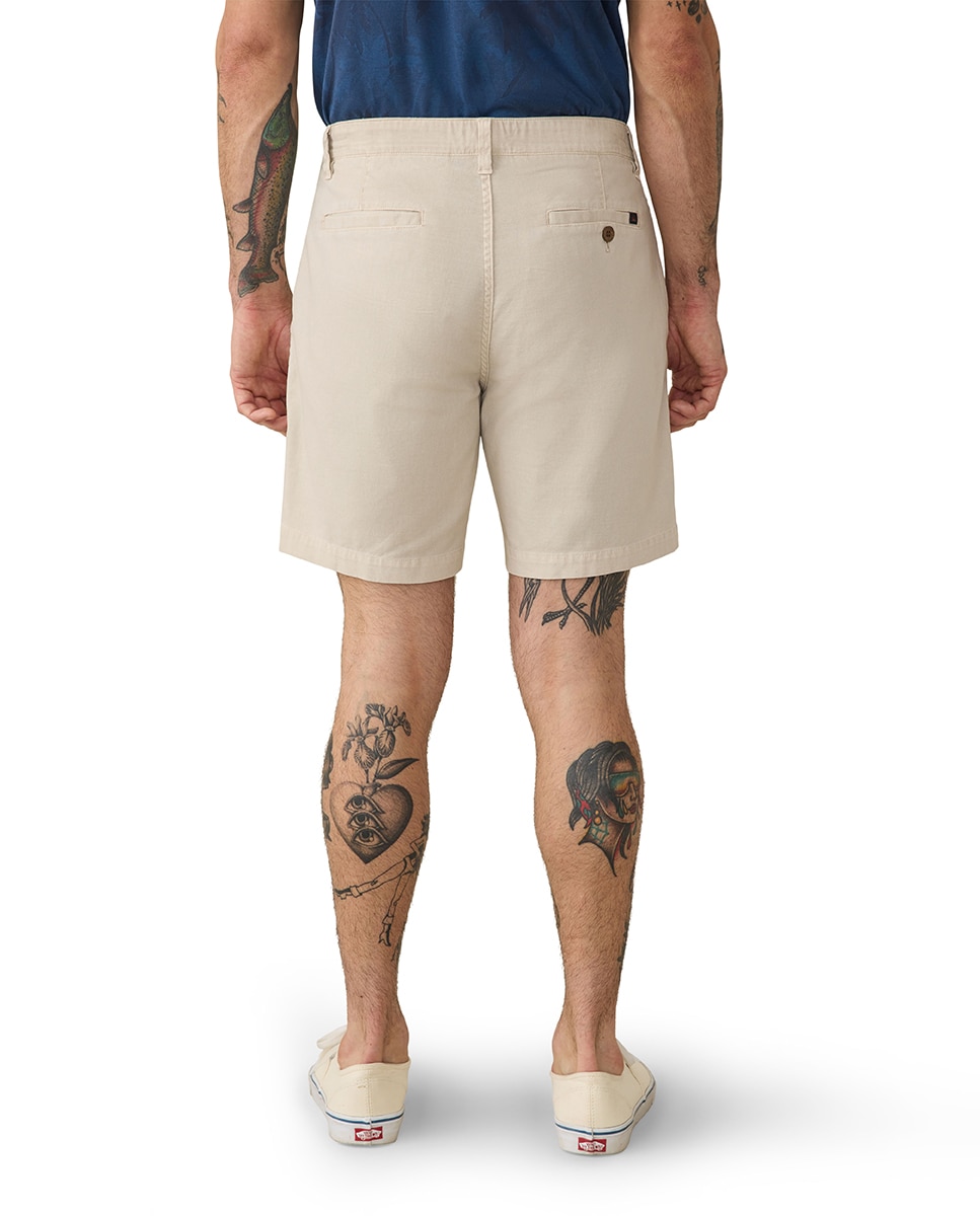 Bermudas de Algodão Camel-2