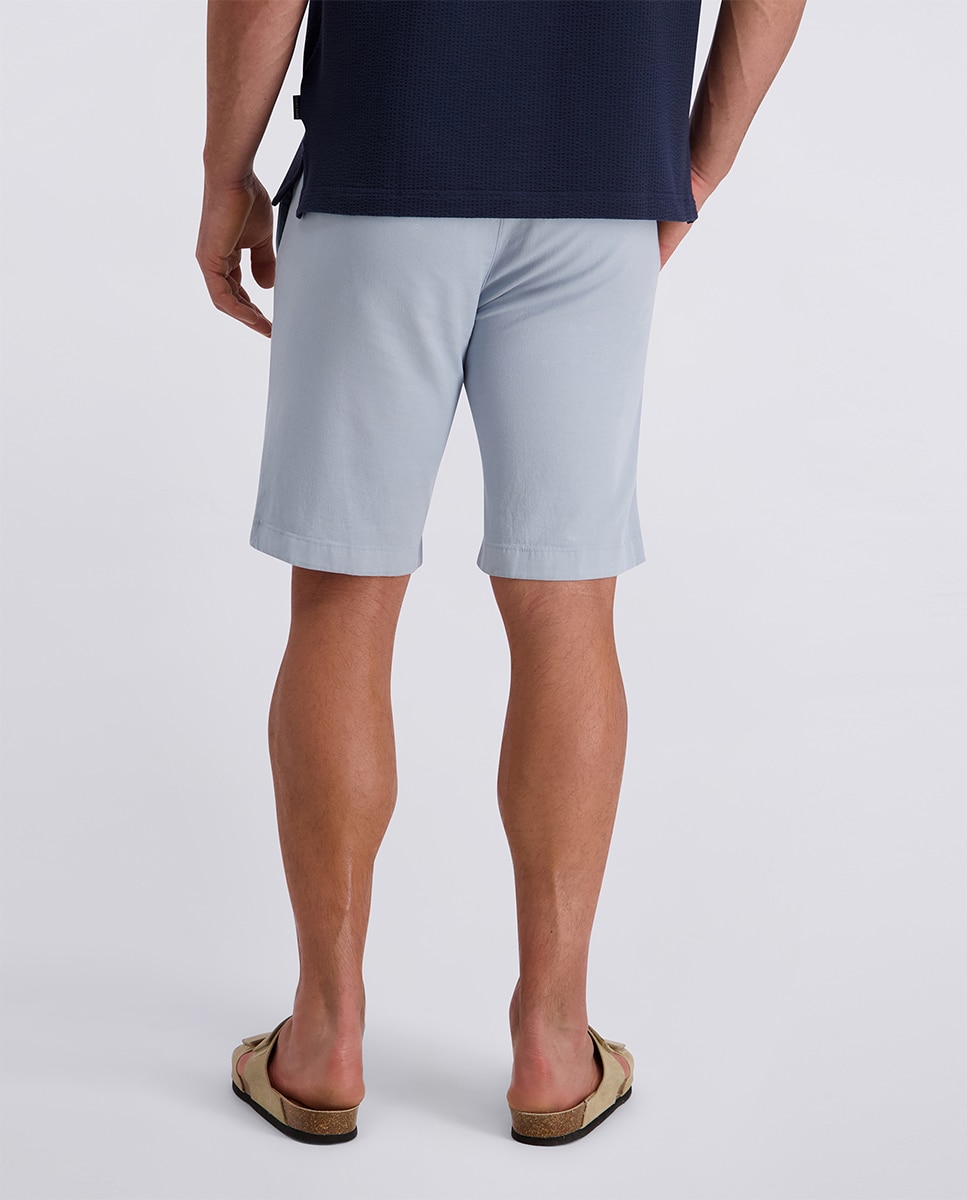 Bermuda regular fit de lino de hombre - Pierre Cardin - Azul claro Azul claro-3