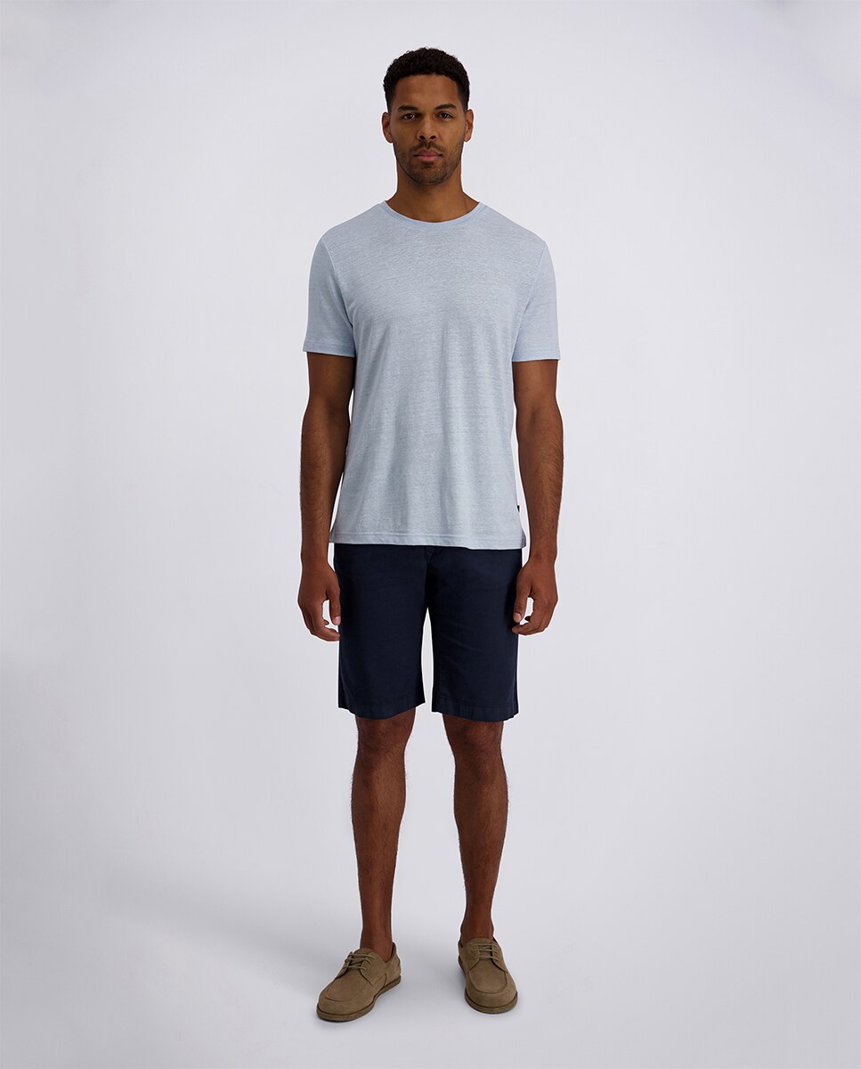 Imagem 0 de Bermudas de Linho Regular Fit - Branco