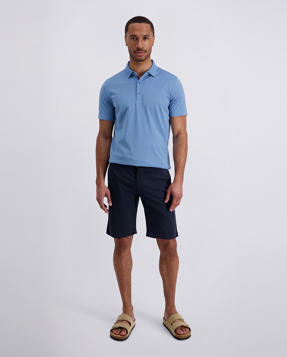 Imagem 0 de Bermudas Regular Fit de Popelina com Cós Elástico