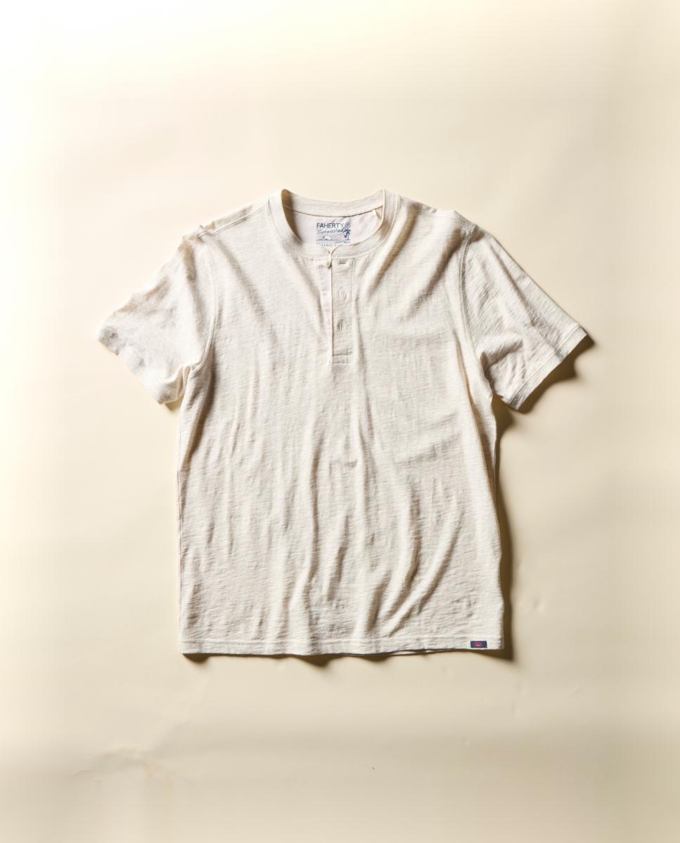 T-shirt Lisa com Manga Curta Bege-2