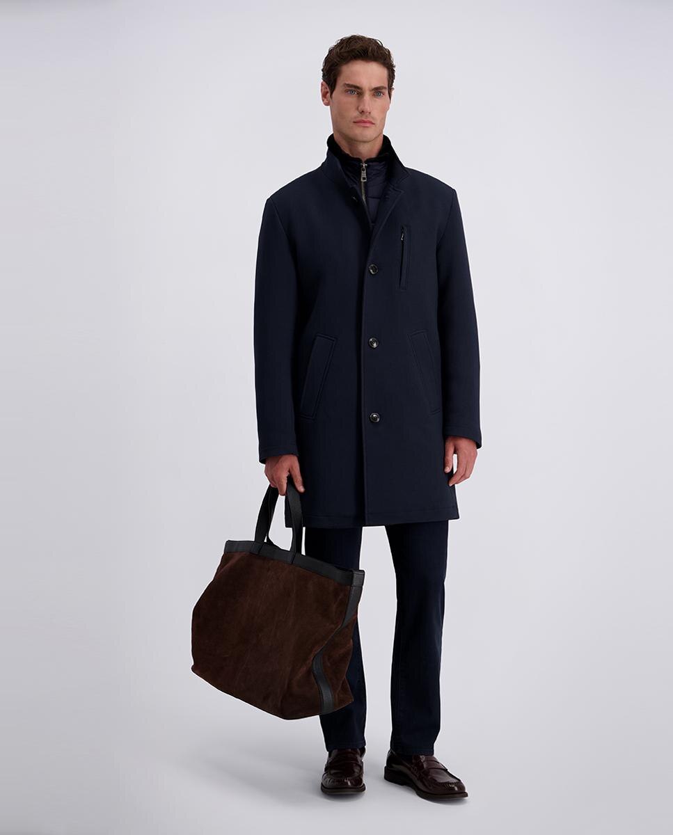 Sobretudo Técnico com Gola Desmontável - Preto Preto-6