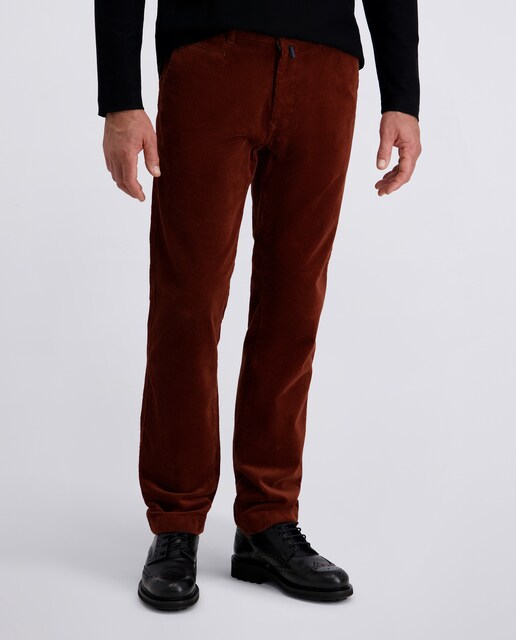 Imagem 0 de Calças Chino Regular Fit de Bombazina Grossa