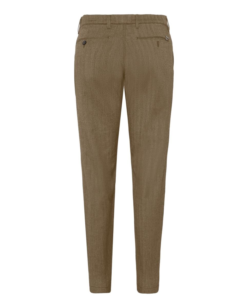 Pantalón chino de hombre tapered fit espiga Wooltouch - Pierre Cardin - Beige Beige-2