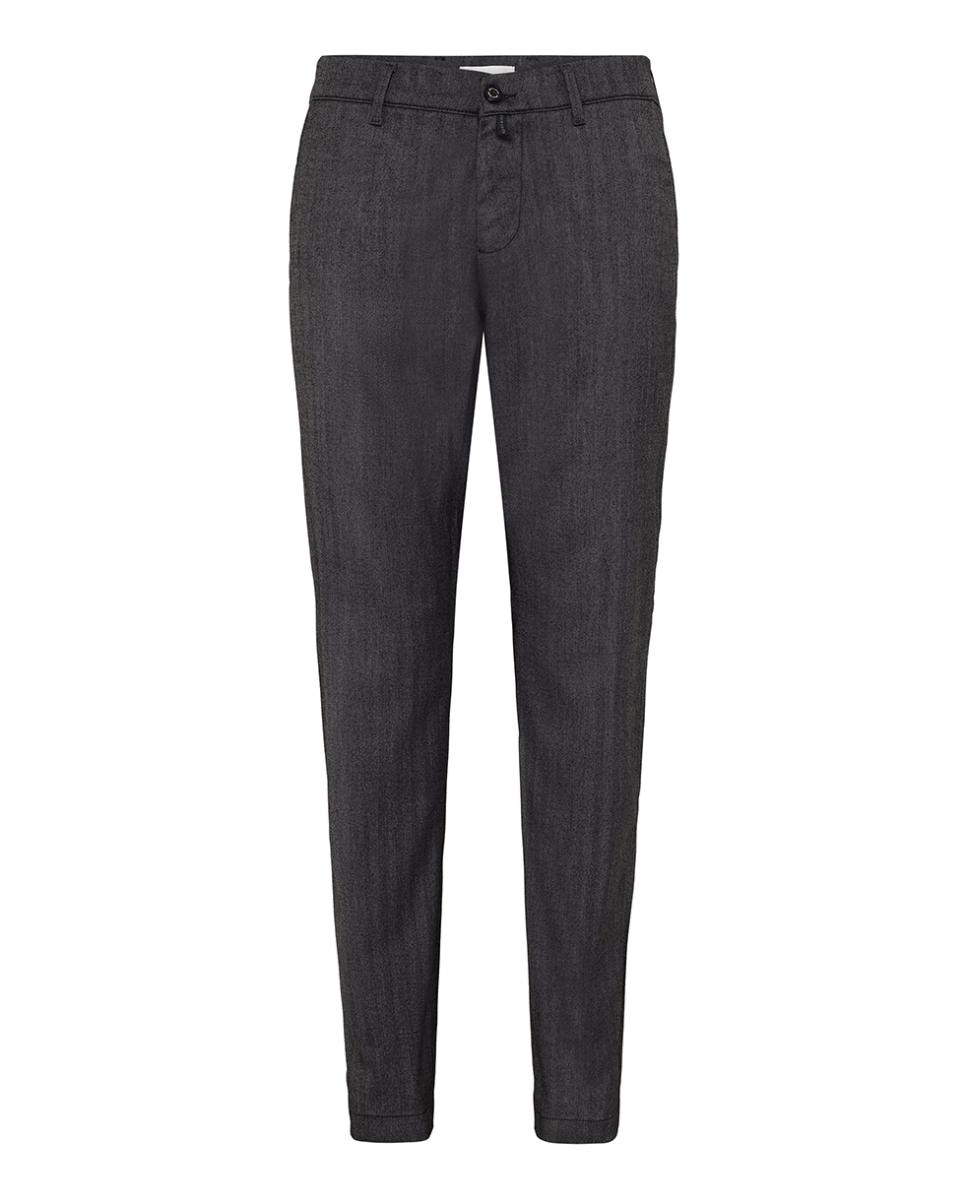 Pantalón chino de hombre tapered fit espiga Wooltouch - Pierre Cardin - Gris oscuro Gris oscuro-6