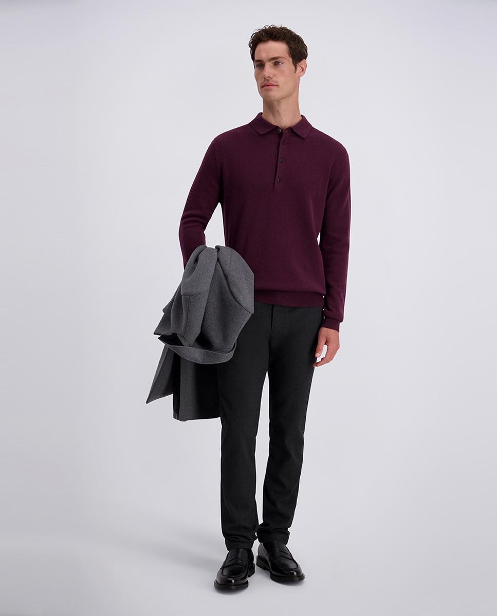 Imagen 1 de Pantalón chino de hombre Jogger tapered fit lana Wooltouch Gris oscuro