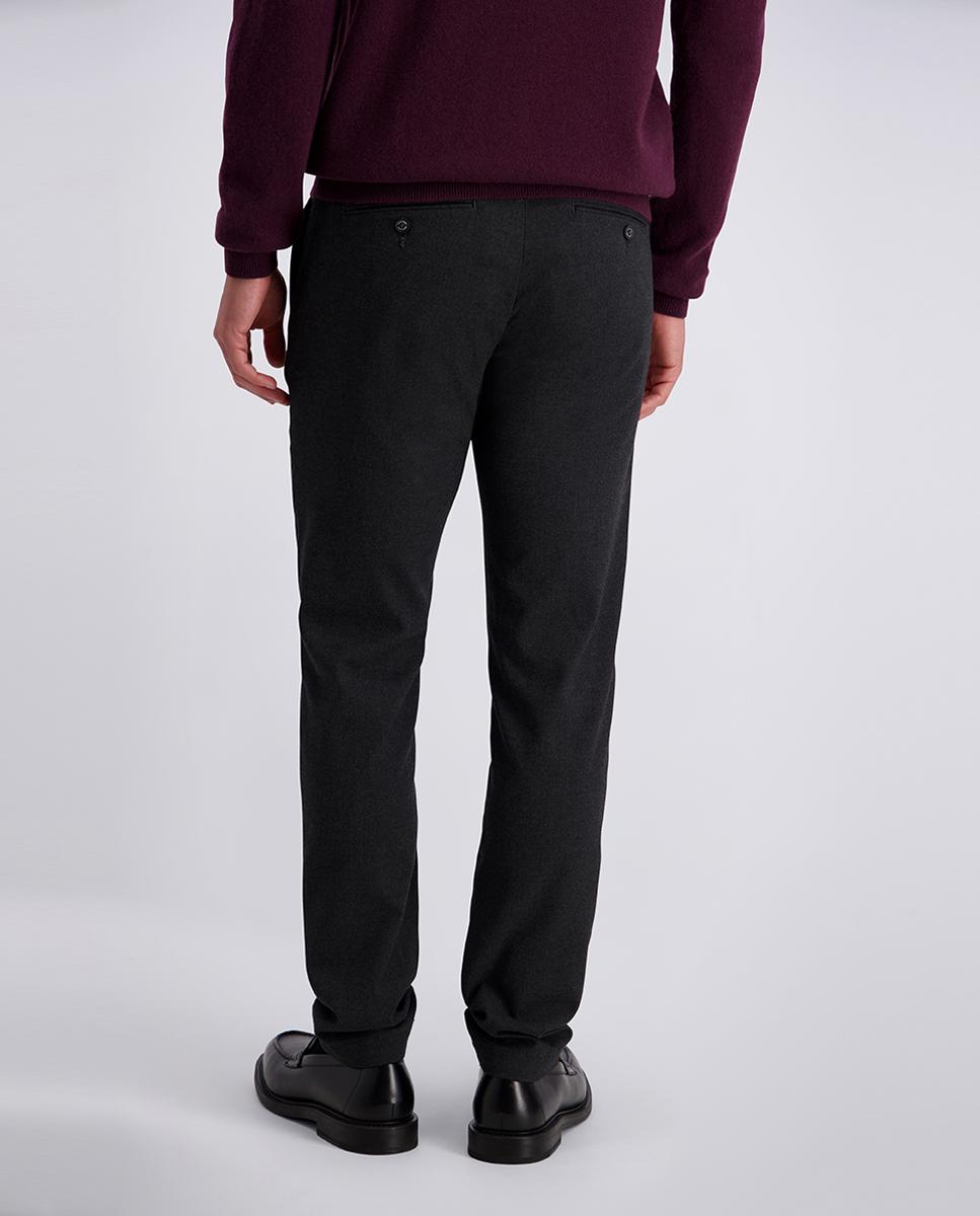 Imagen 3 de Pantalón chino de hombre Jogger tapered fit lana Wooltouch - Pierre Cardin - Gris oscuro Gris oscuro