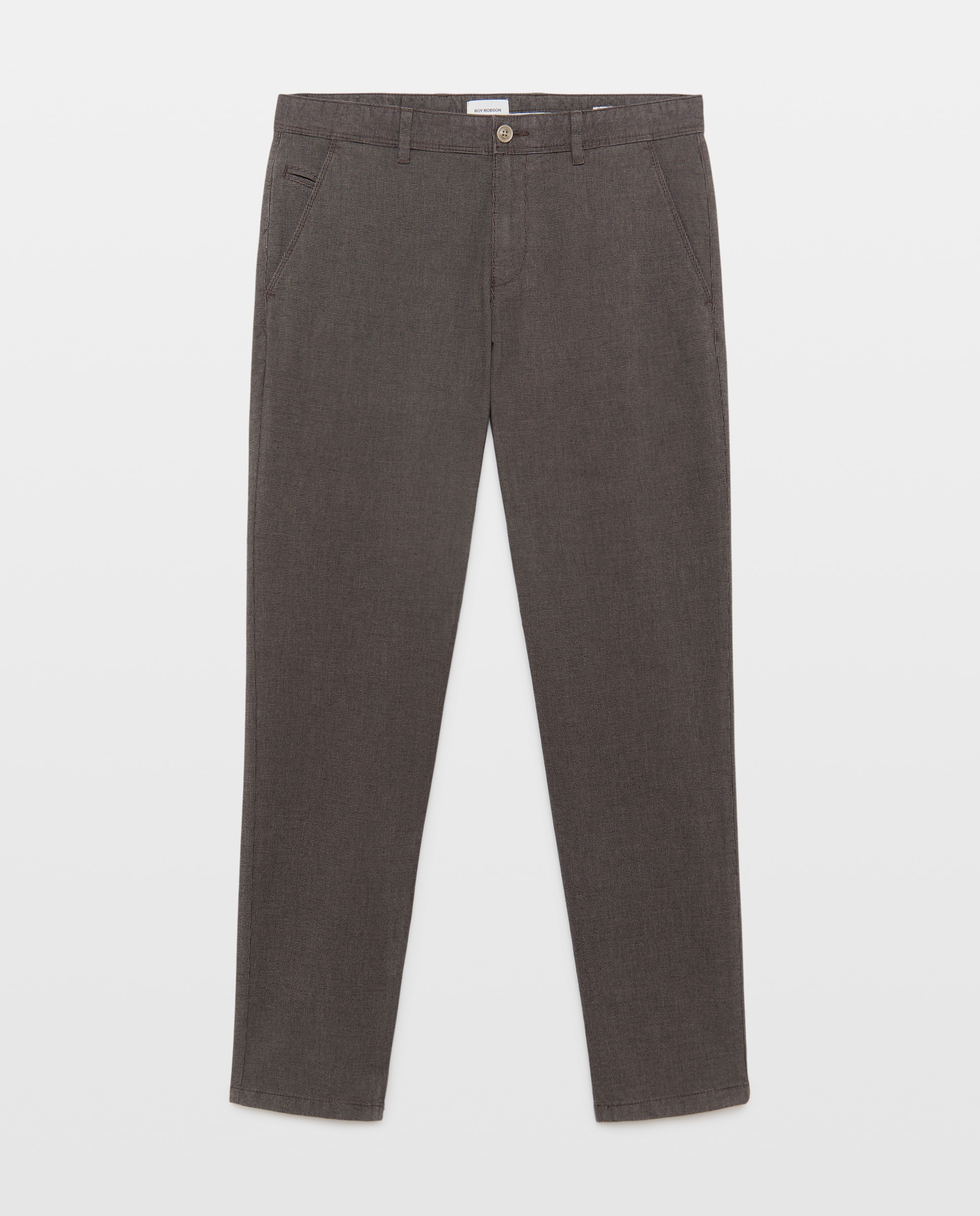 Pantalón para hombre versátil y elegante - Roy Robson - Marrón oscuro Marrón oscuro-1