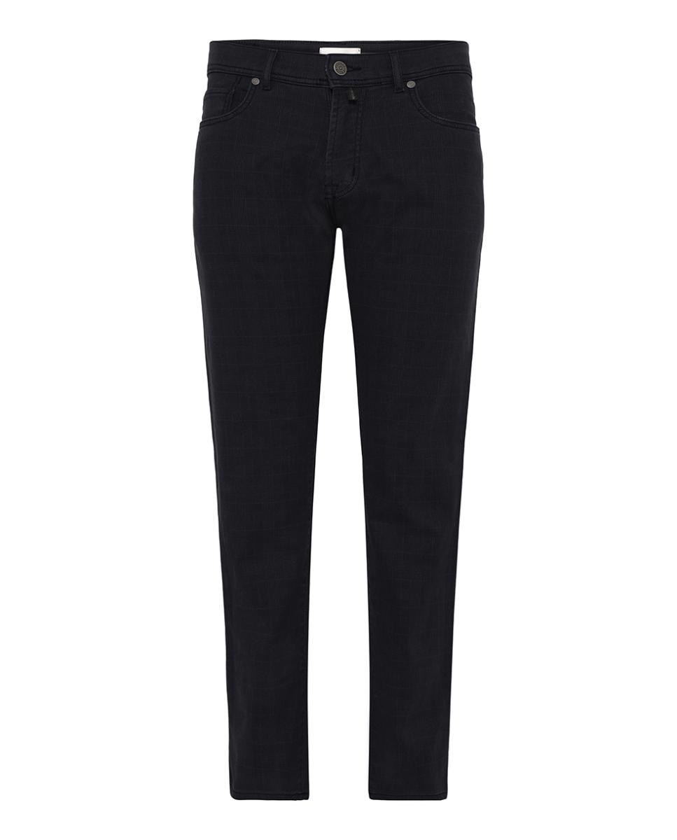 Pantalón 5 bolsillos de hombre regular fit microestructura cuadros - Pierre Cardin - Gris oscuro Gris oscuro-6