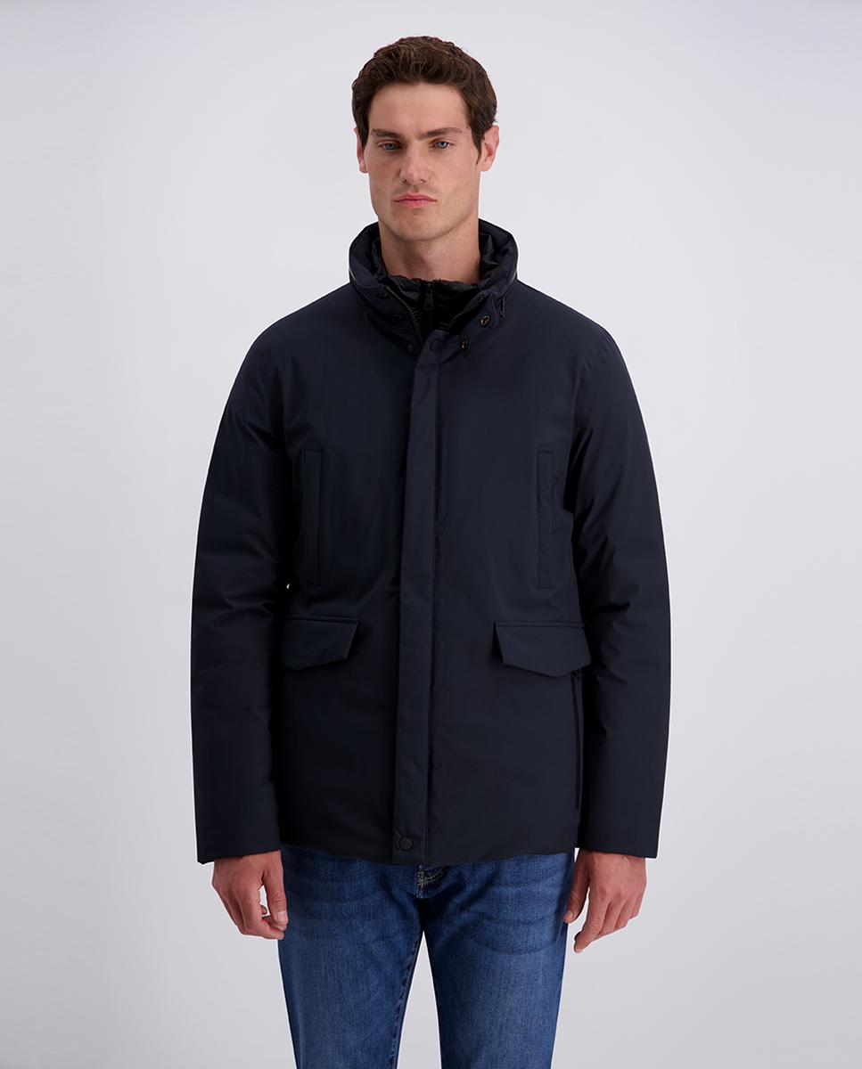 Parka tres cuartos de hombre azul marino Nylon - Pierre Cardin - Azul marino Azul marino-1