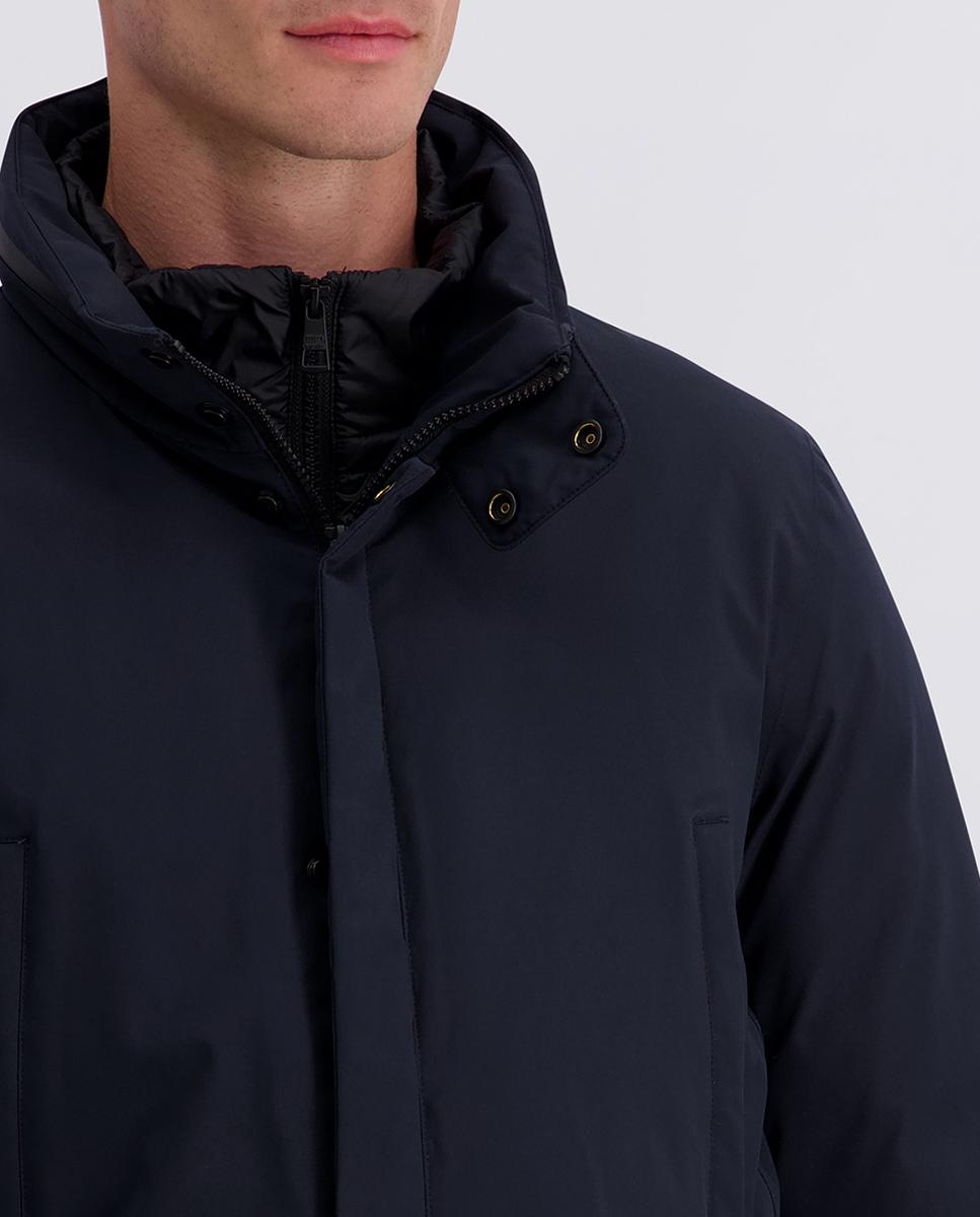 Parka tres cuartos de hombre azul marino Nylon - Pierre Cardin - Azul marino Azul marino-3