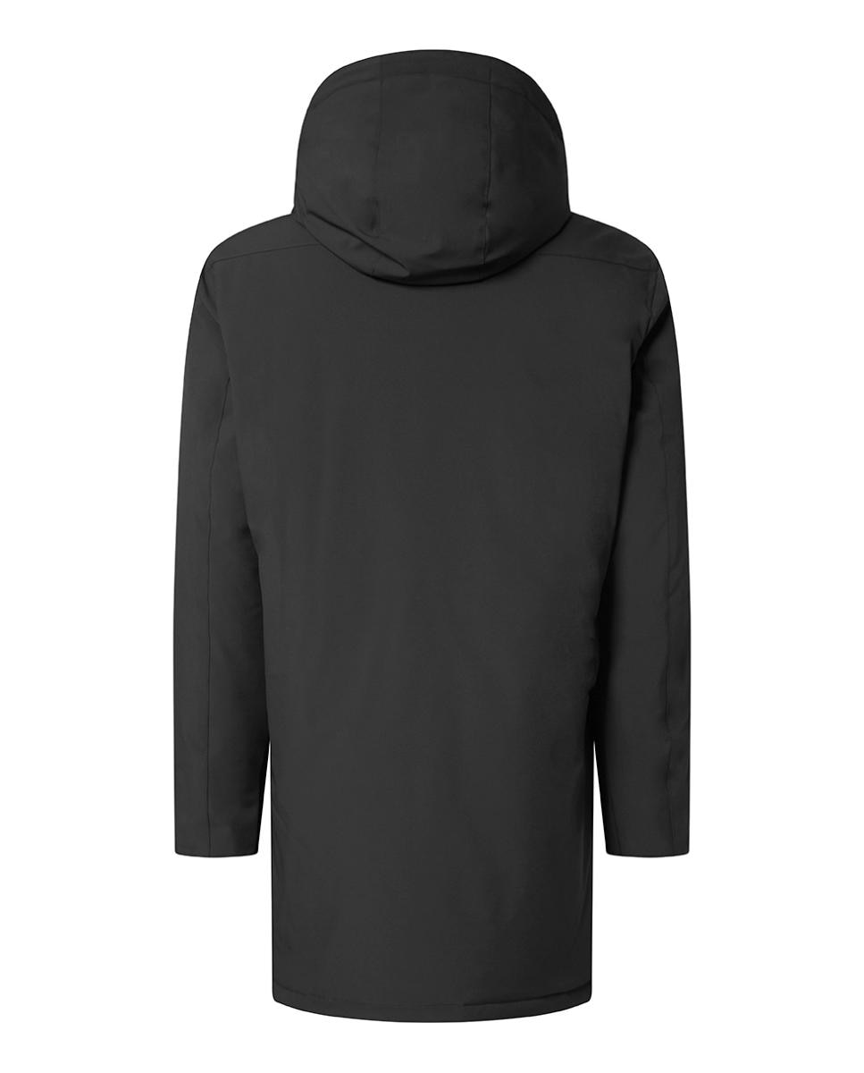 Parka larga de hombre bolsillos paiping Futureflex - Pierre Cardin - Gris oscuro Gris oscuro-2