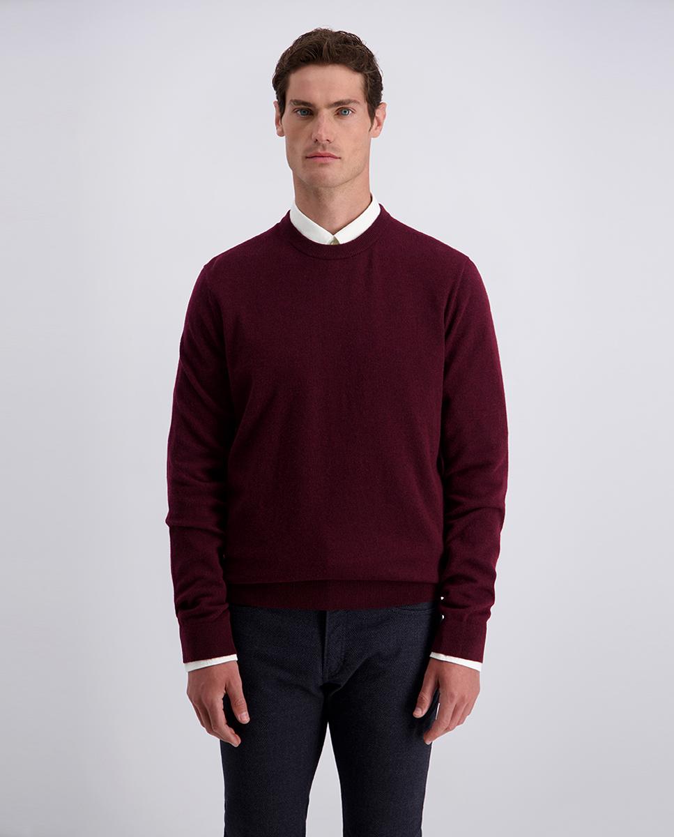 Imagem 0 de Camisola de Malha Modern Fit 30% Lã com Gola Redonda