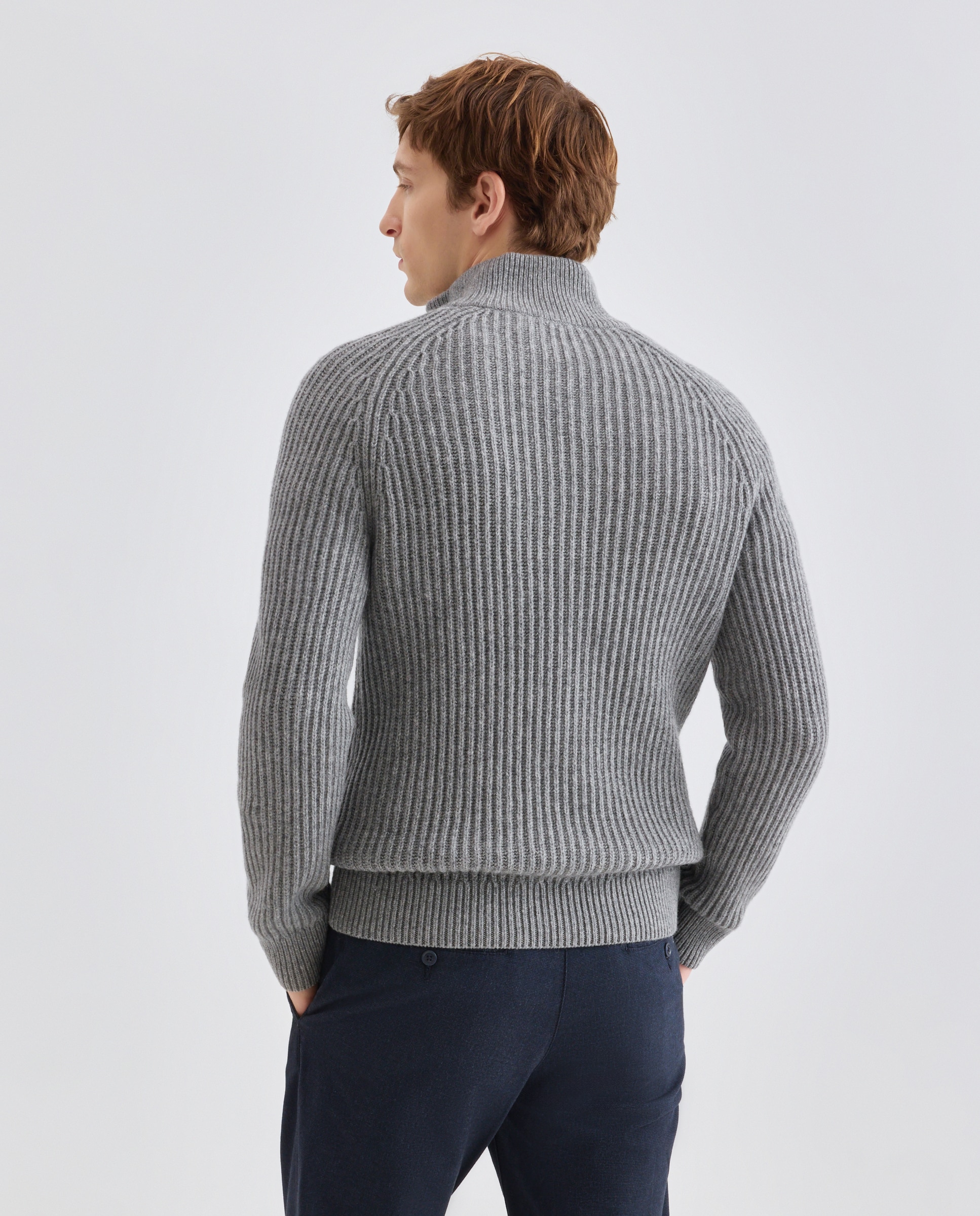 Imagen 3 de Punto para hombre con estilo moderno - Roy Robson - Gris Gris