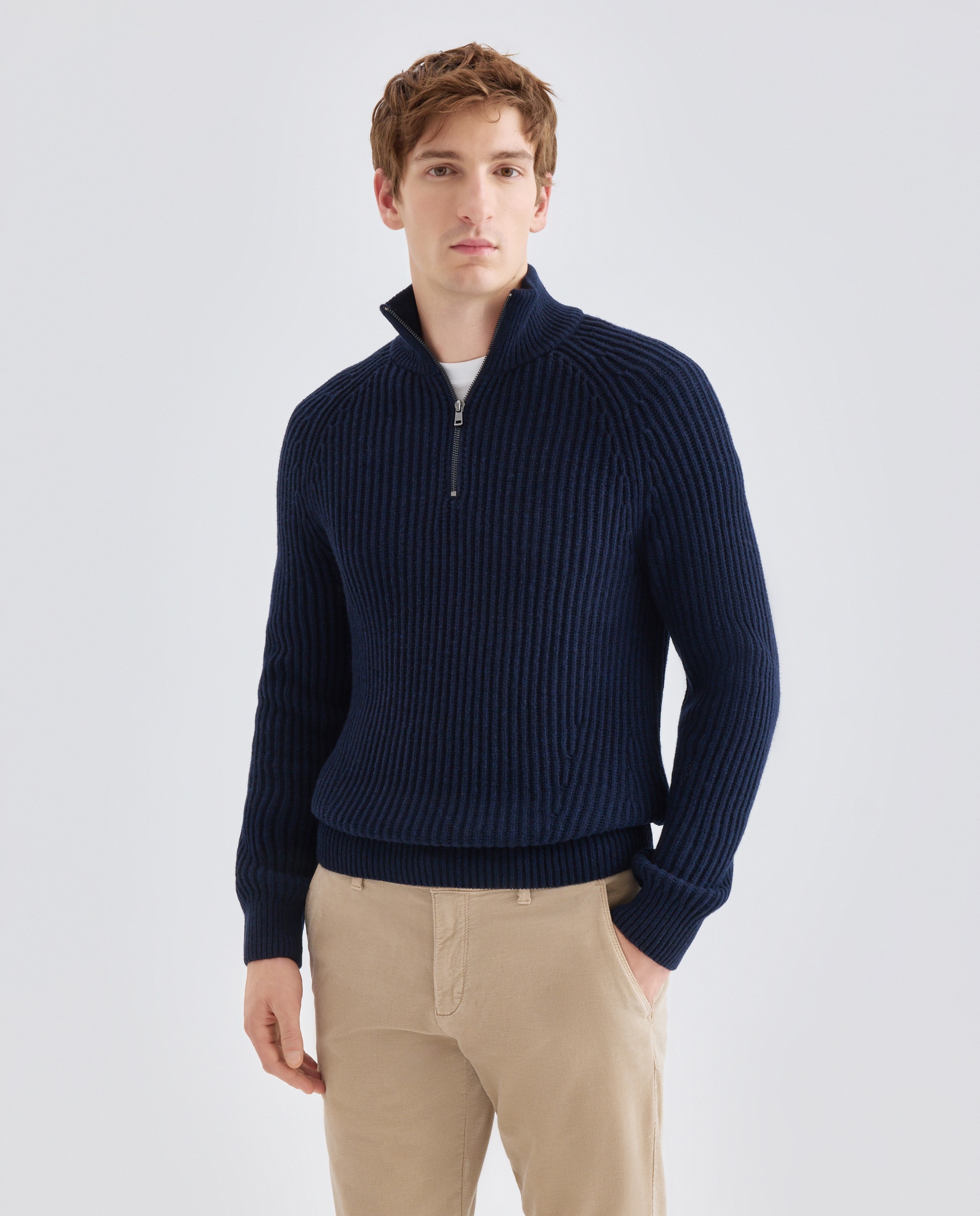 Imagen 1 de Punto para hombre con estilo moderno - Roy Robson - Azul oscuro Azul oscuro