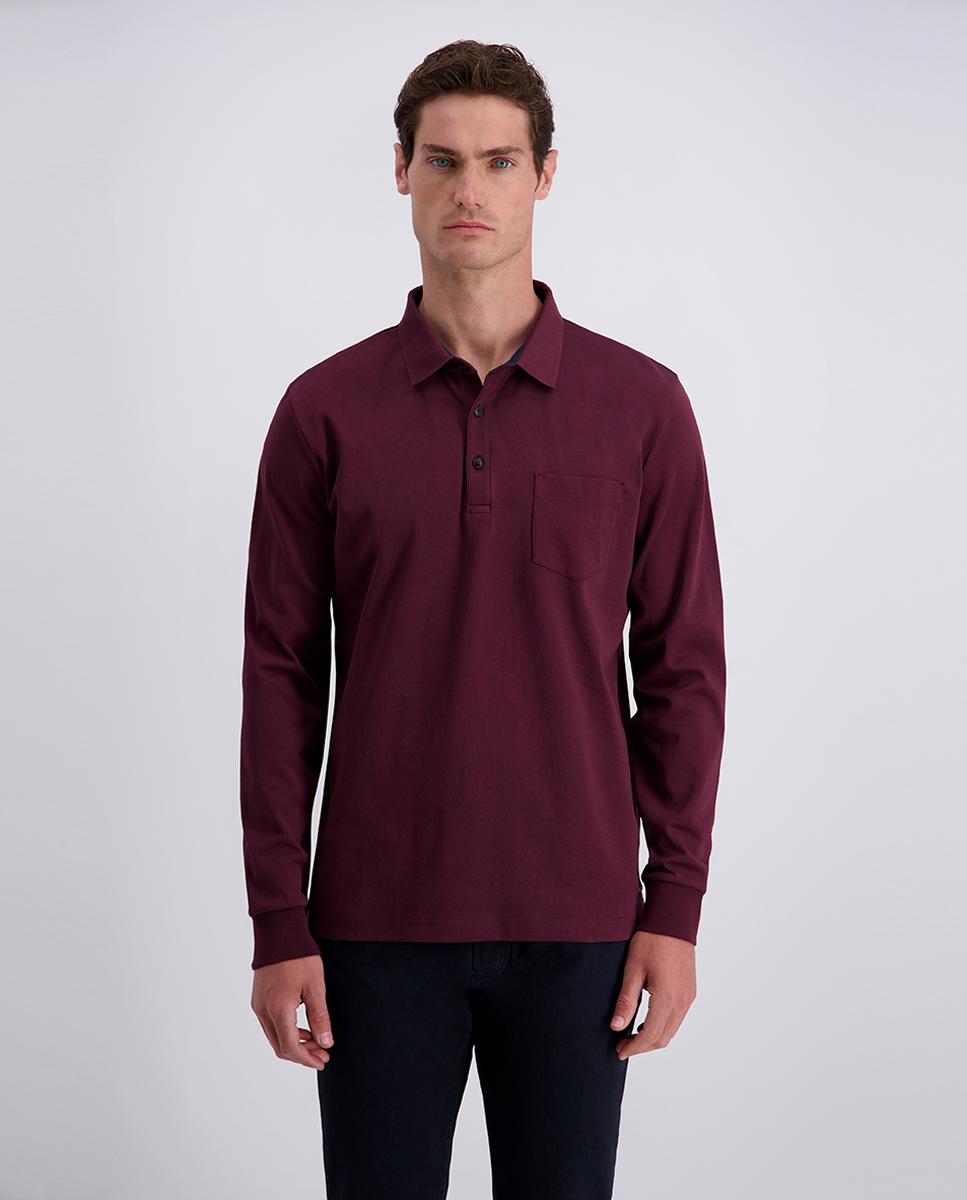 Imagem 0 de Polo Interlock básico Modern Fit Sólido com Bolso M/L