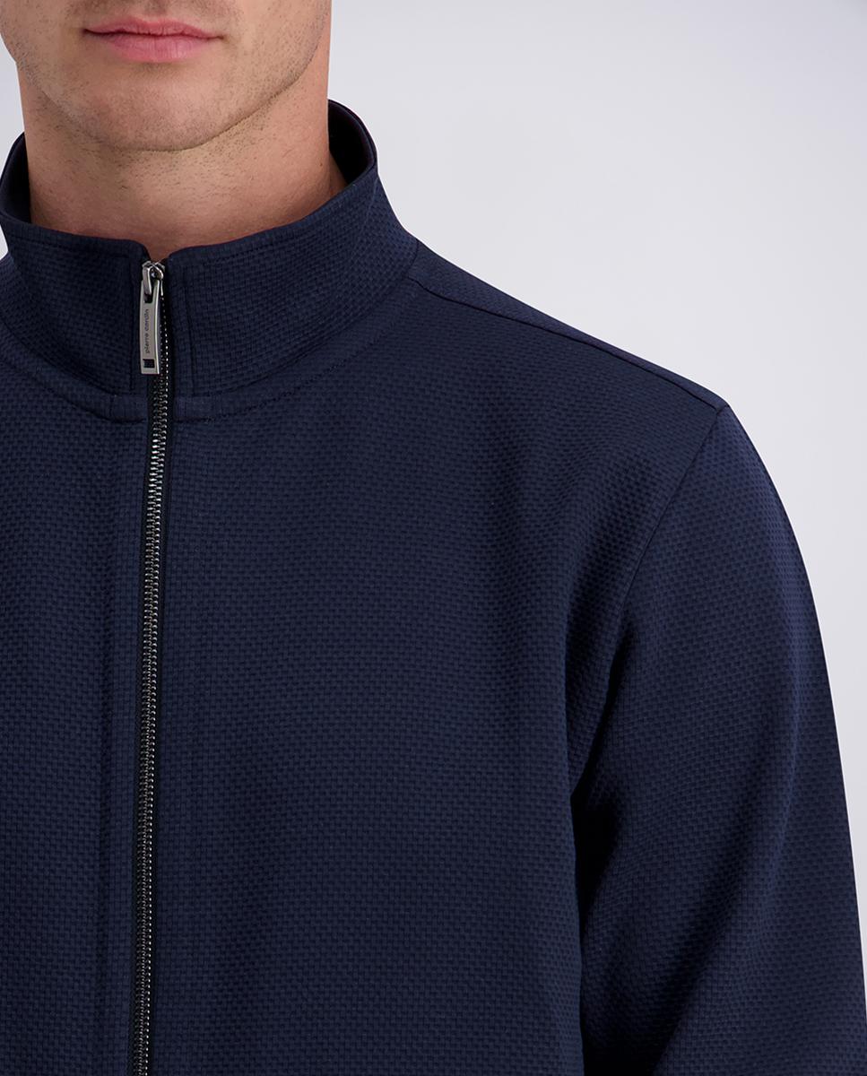 Cárdigan de hombre modern fit sudadera técnico - Pierre Cardin - Azul marino Azul marino-3