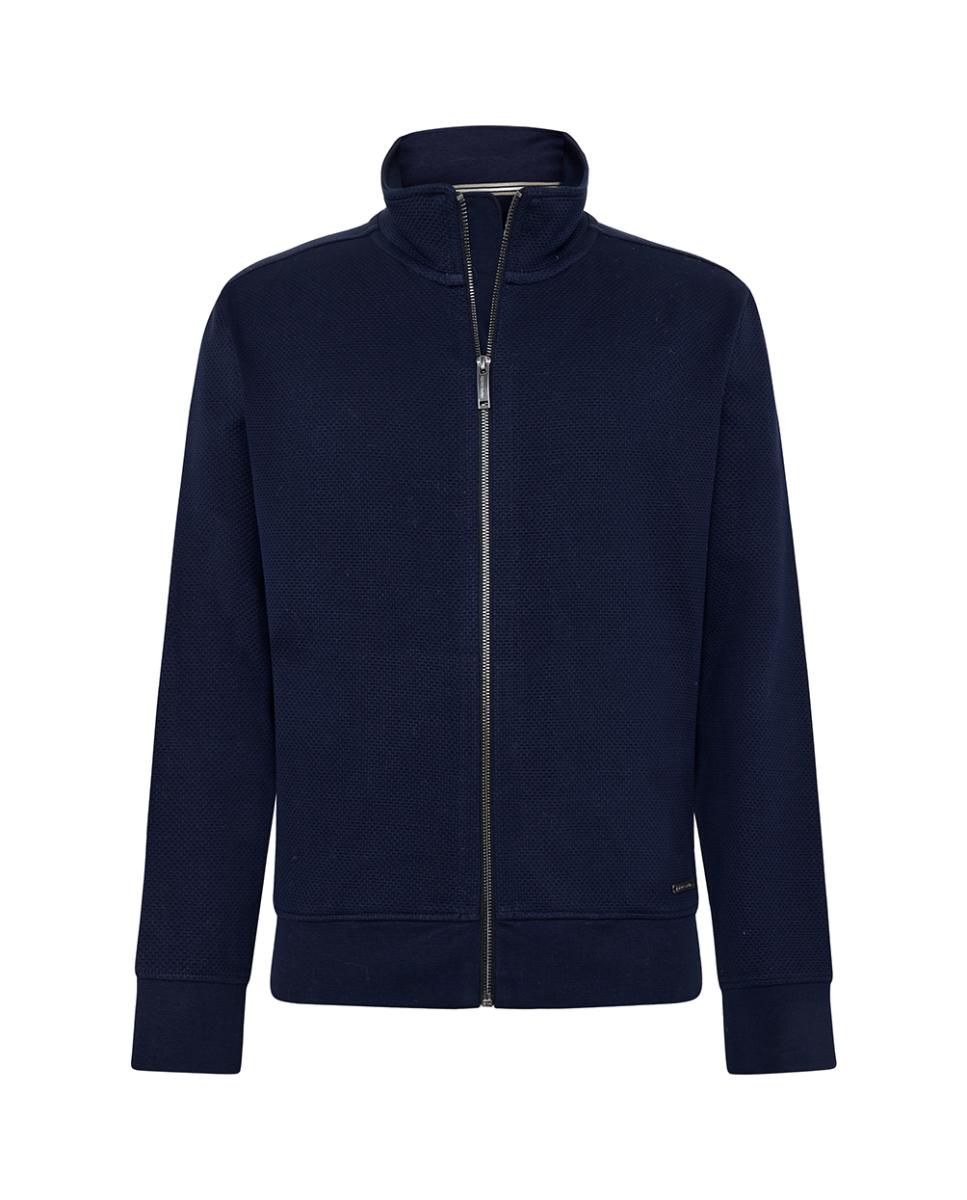 Cárdigan de hombre modern fit sudadera técnico - Pierre Cardin - Azul marino Azul marino-5