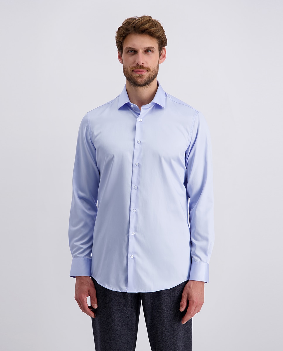 Imagem 0 de Camisa Clássica Modern Fit com Estrutura - Branco