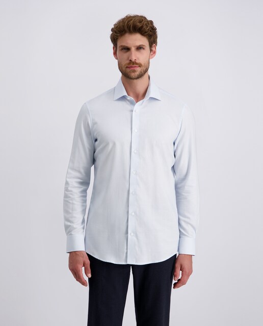Imagen 0 de Camisa de vestir Twill de hombre con minirayas Modern fit