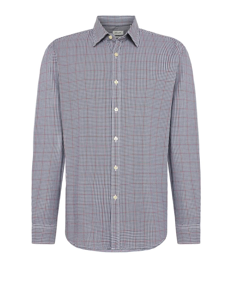 Camisa aos Quadrados Modern Fit Oxford Azul-marinho-5