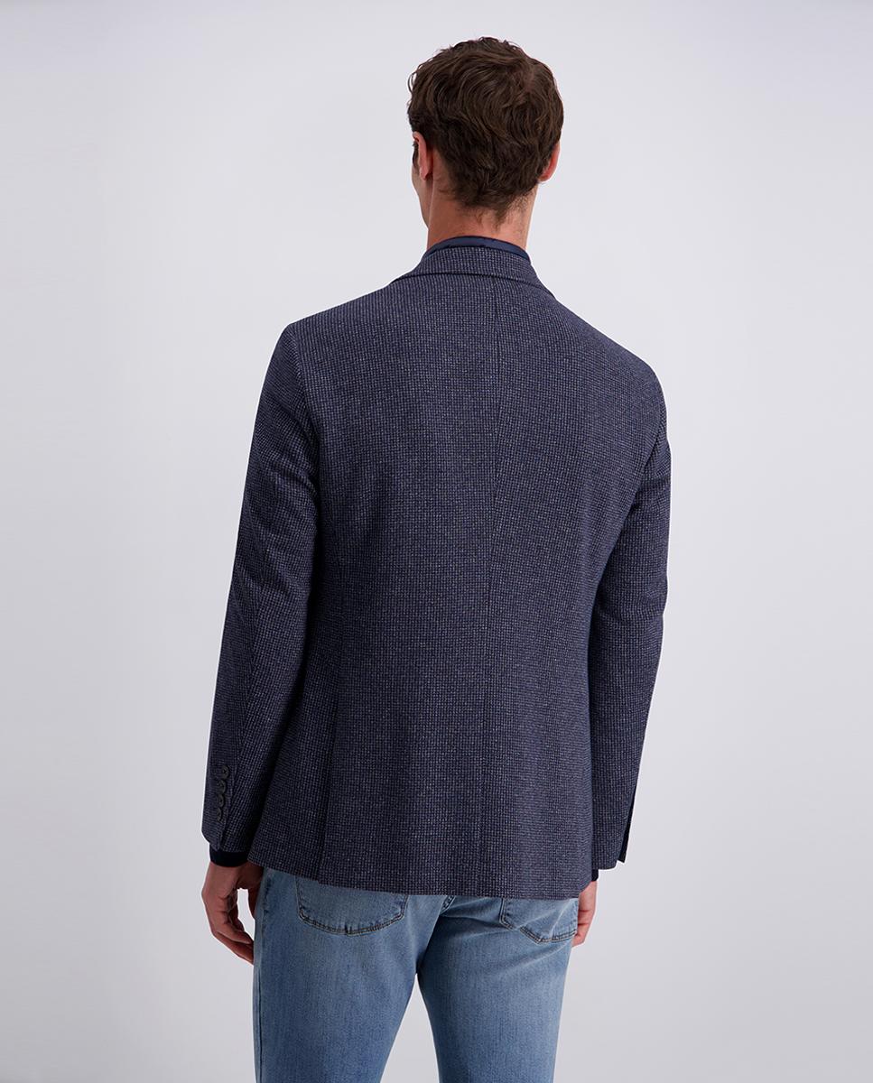 Blazer de Jersey Modern Fit com Colete Acolchoado Incorporado Azul-marinho-2