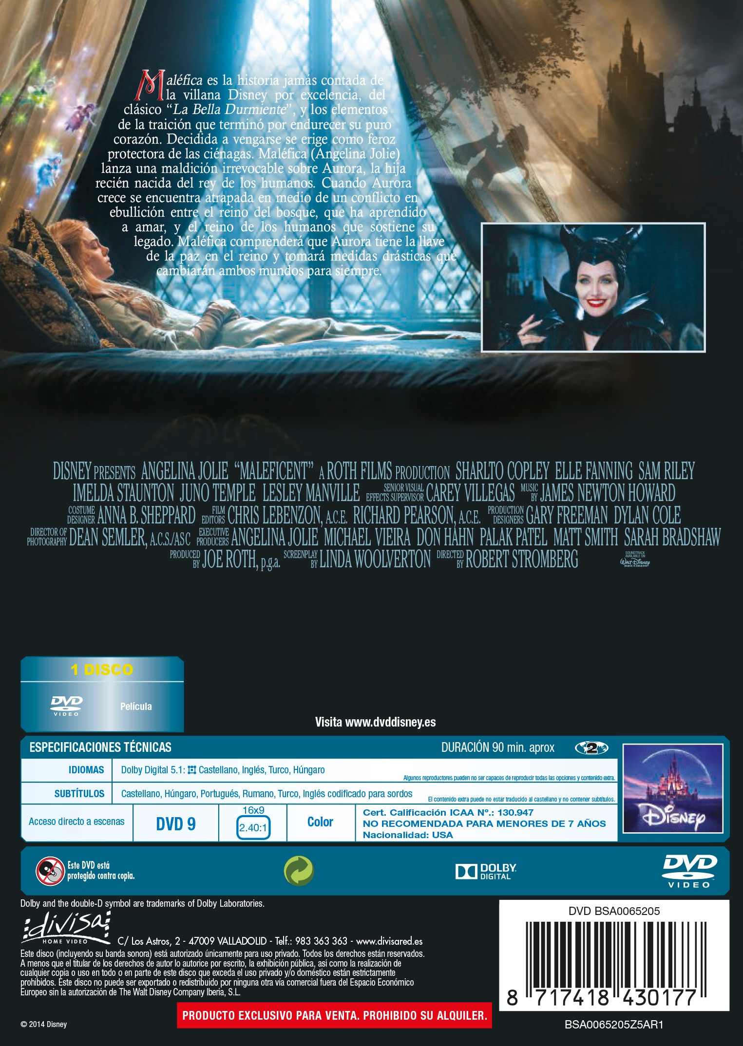 Maléfica (DVD) 2