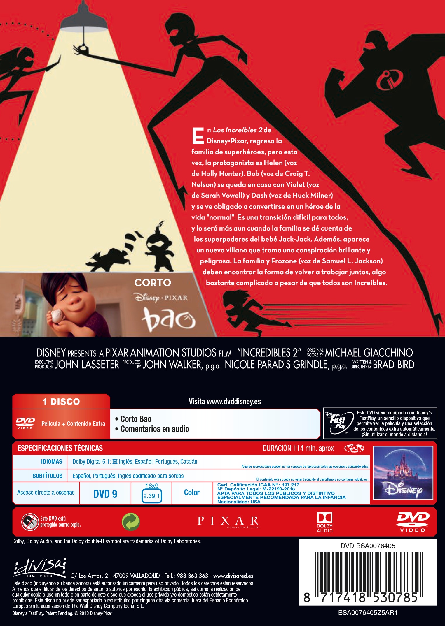Los Increibles 2 (DVD) 2