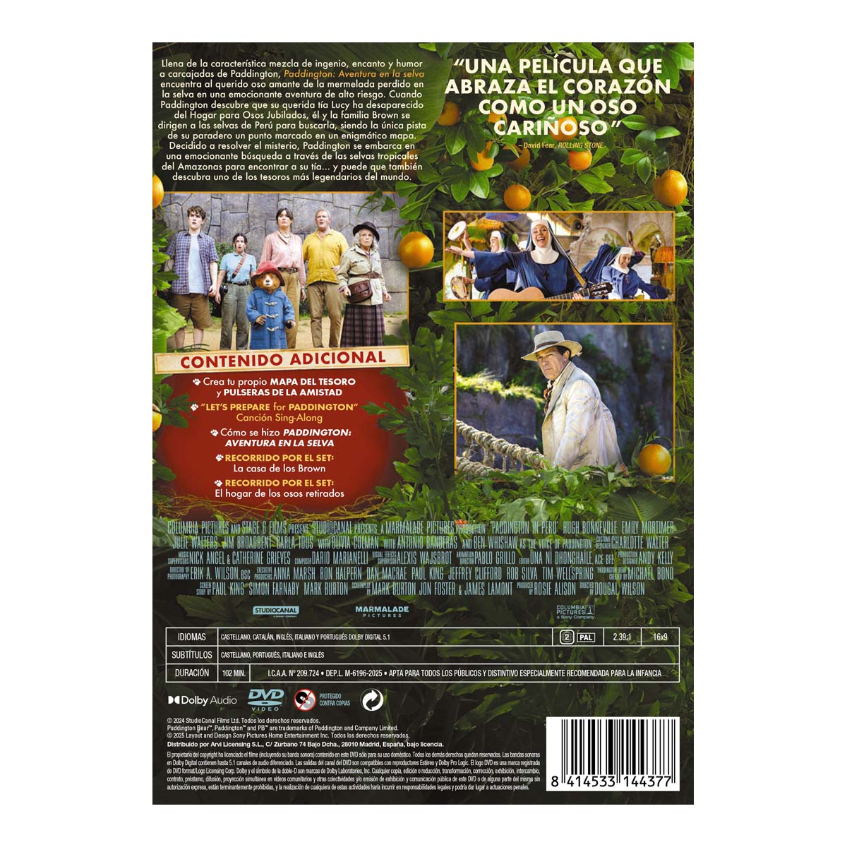 Paddington 3: Aventura en la selva (DVD) 2