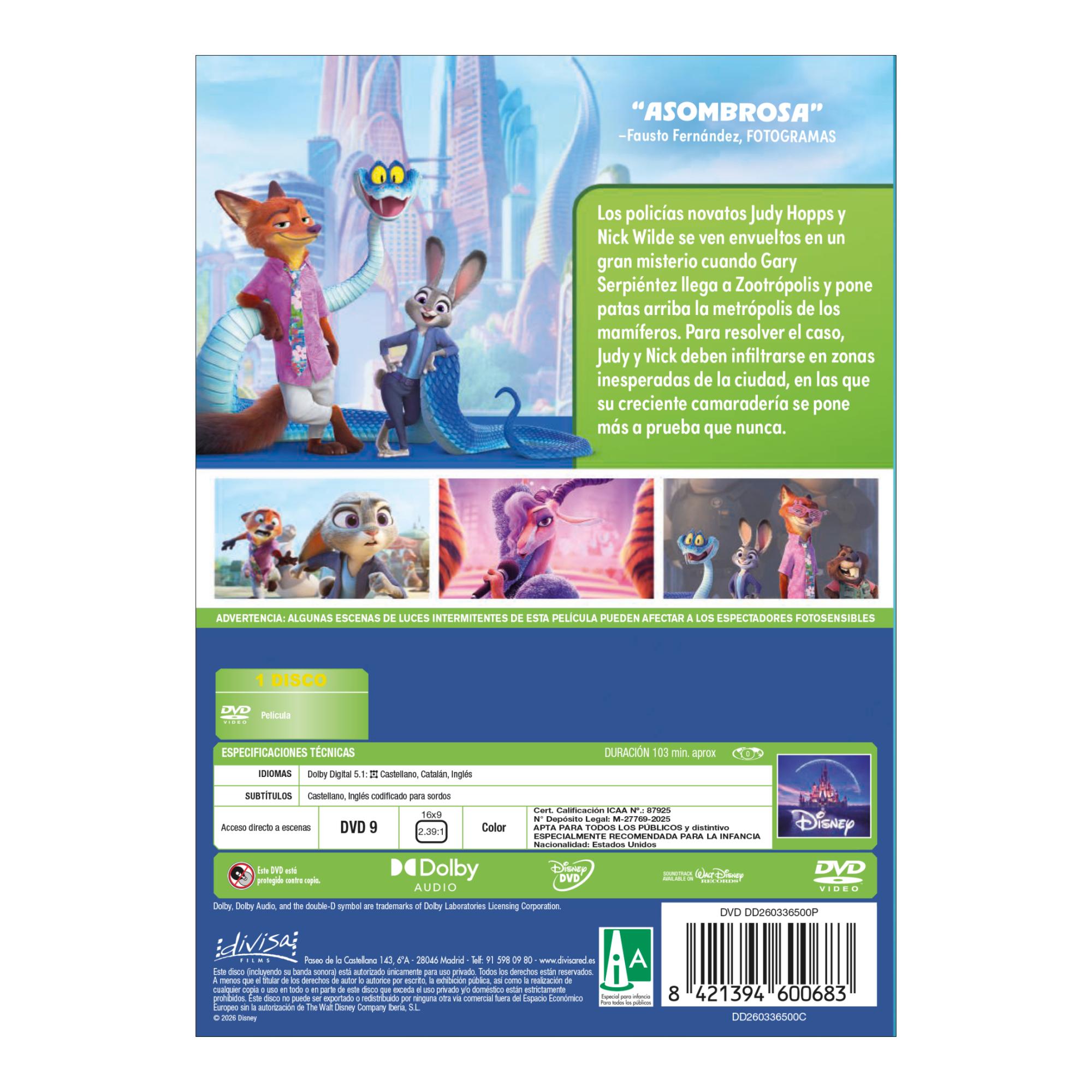 Zootrópolis 2 (DVD) 2