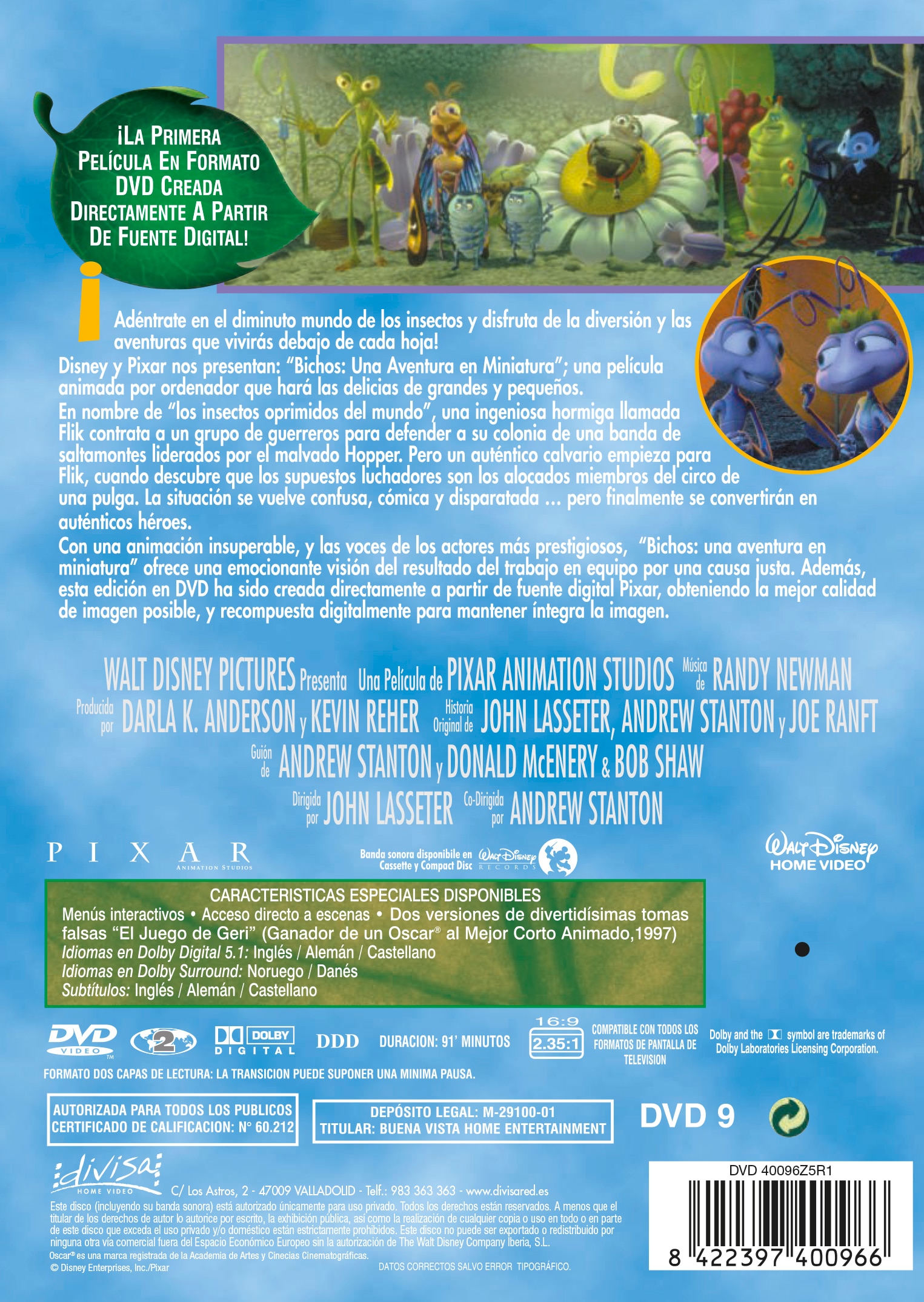 Bichos: Una aventura en miniatura (DVD) 2