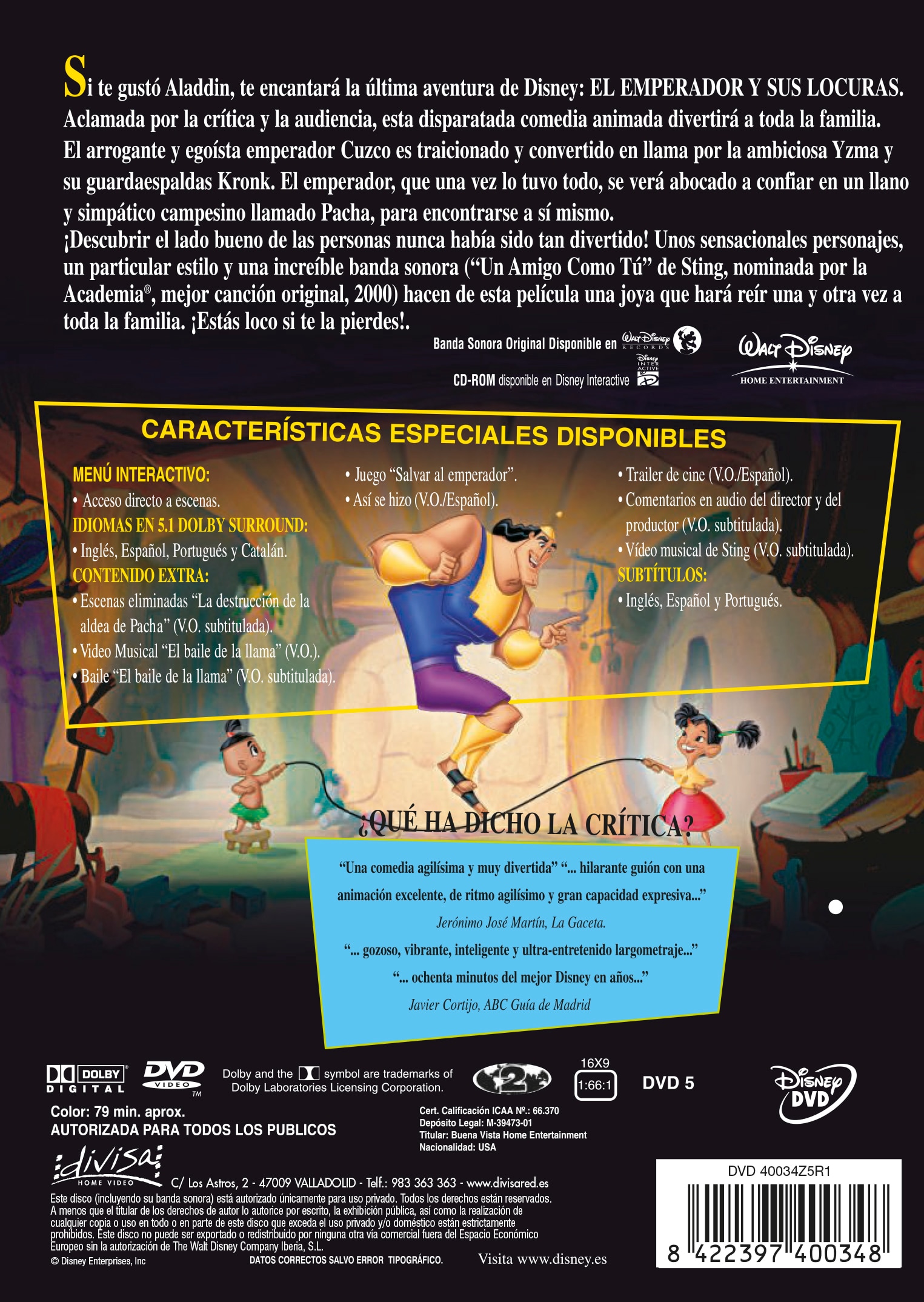 El emperador y sus locuras (DVD) 2