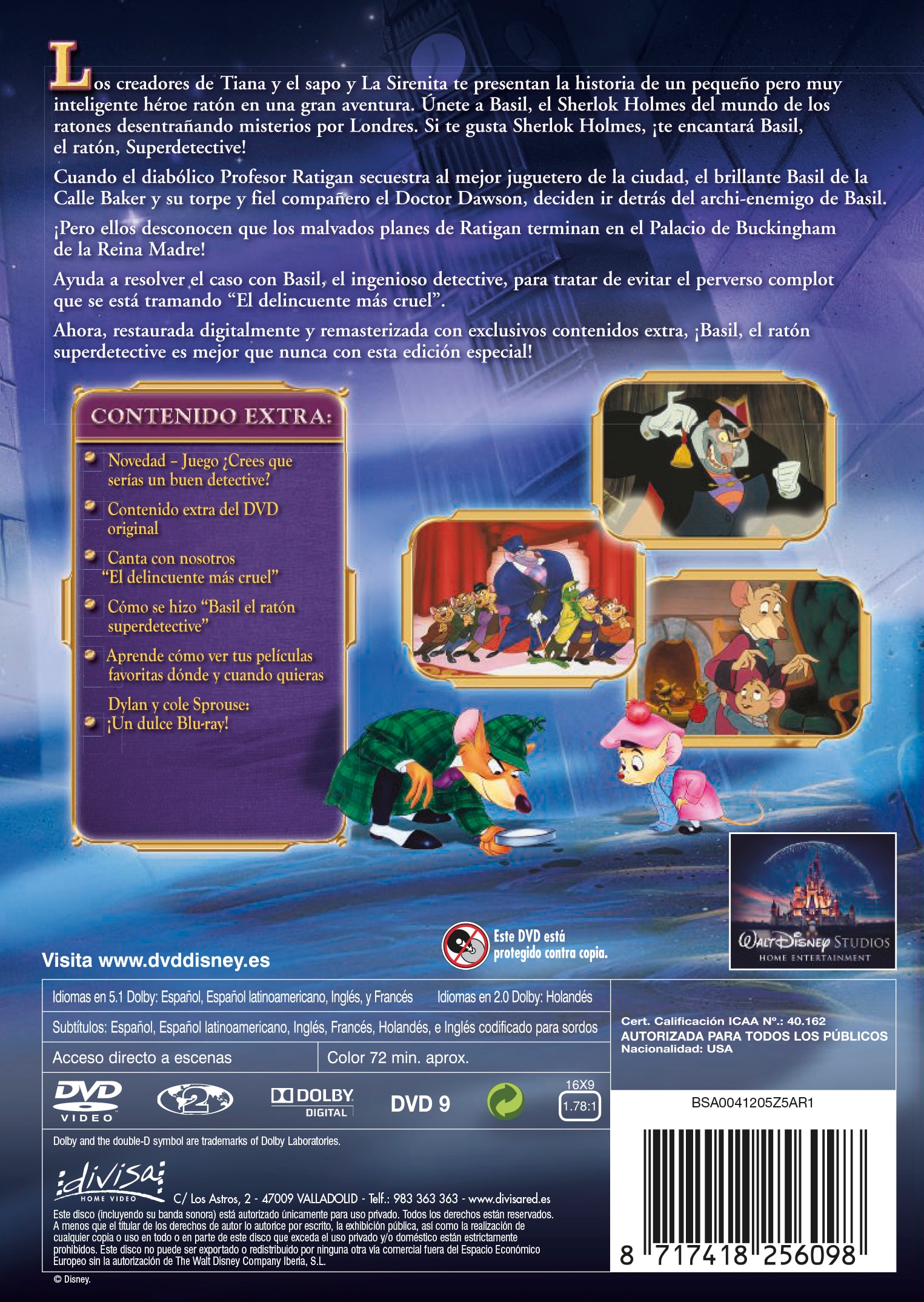 Basil, el ratón superdetective. Edición Especial (DVD) 2
