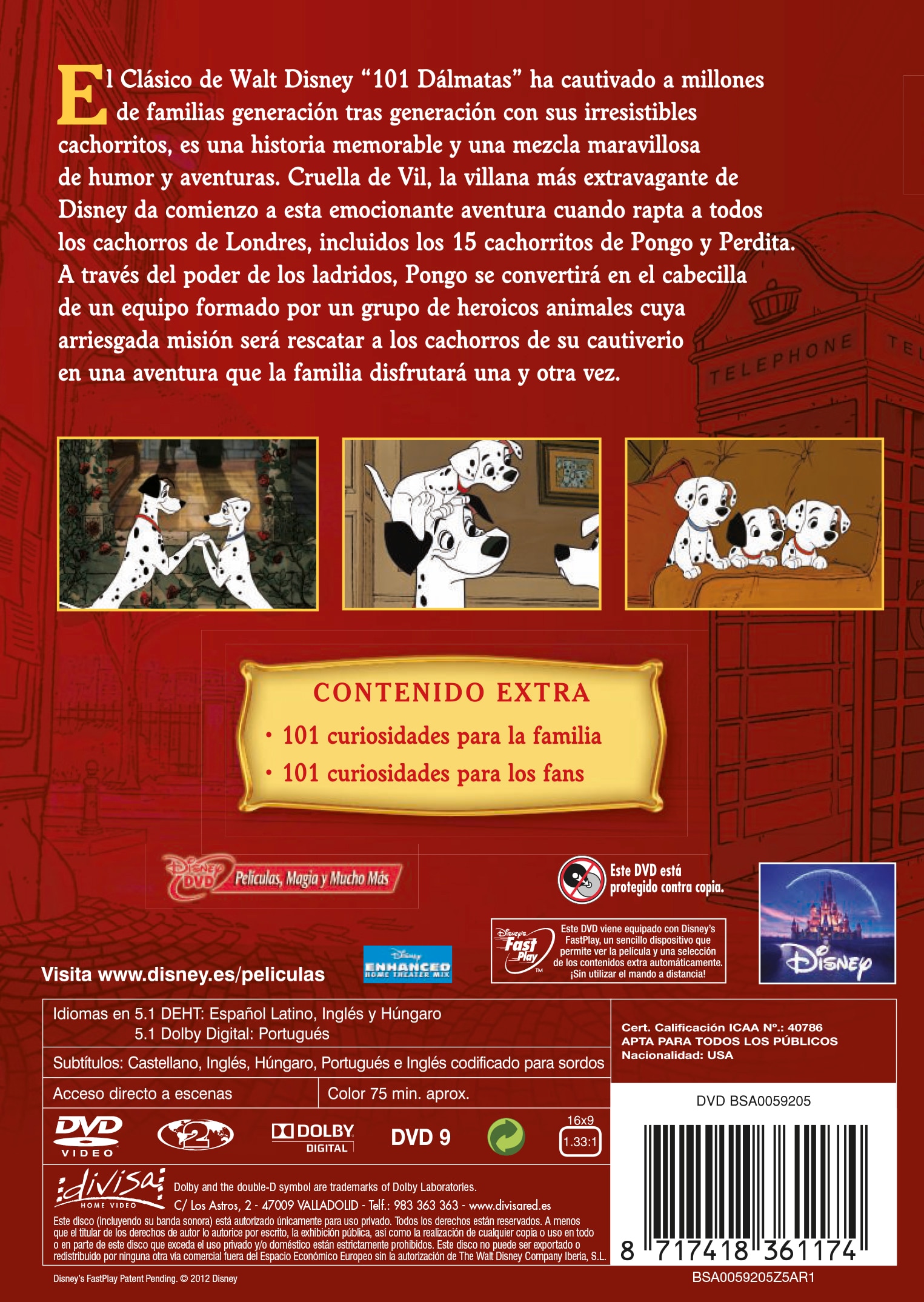 101 Dálmatas (DVD) 2