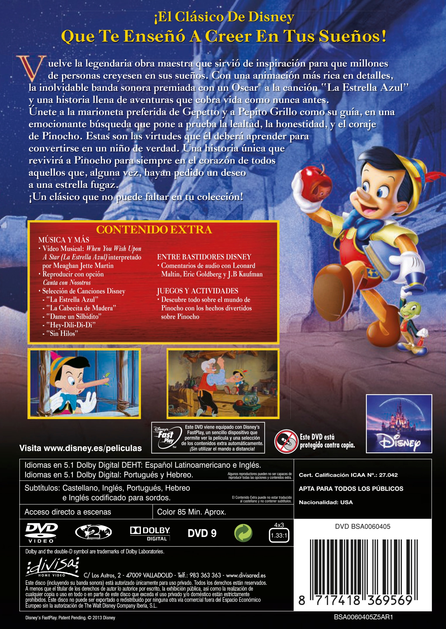 Pinocho (DVD) 2