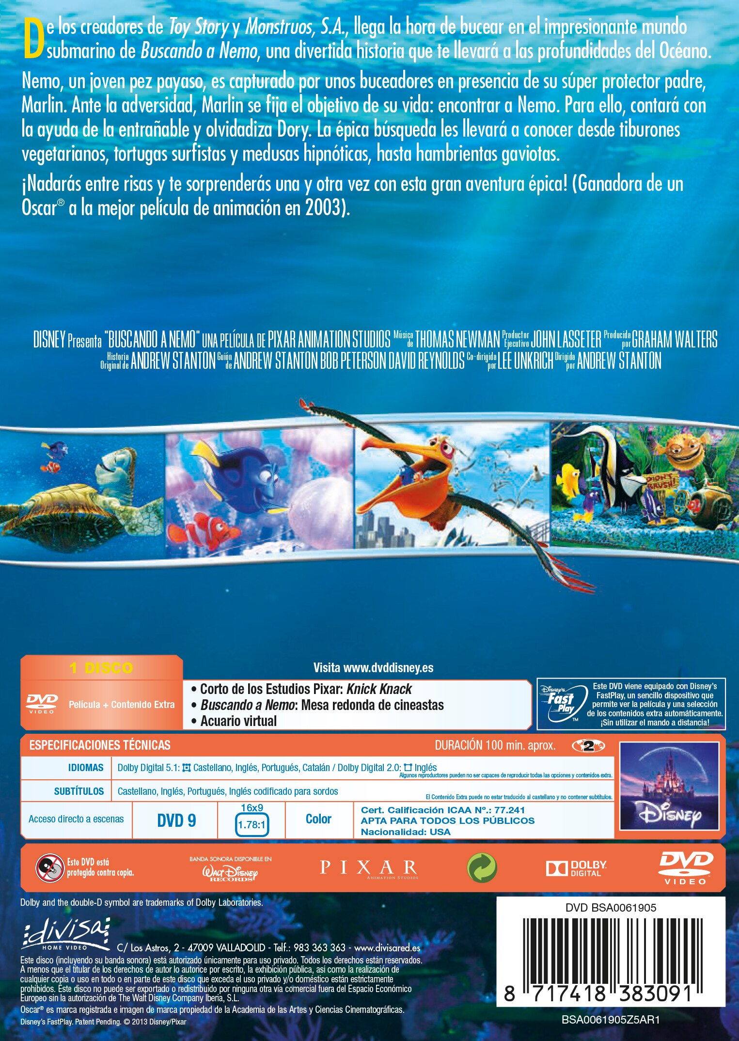 Buscando a Nemo (DVD) 2
