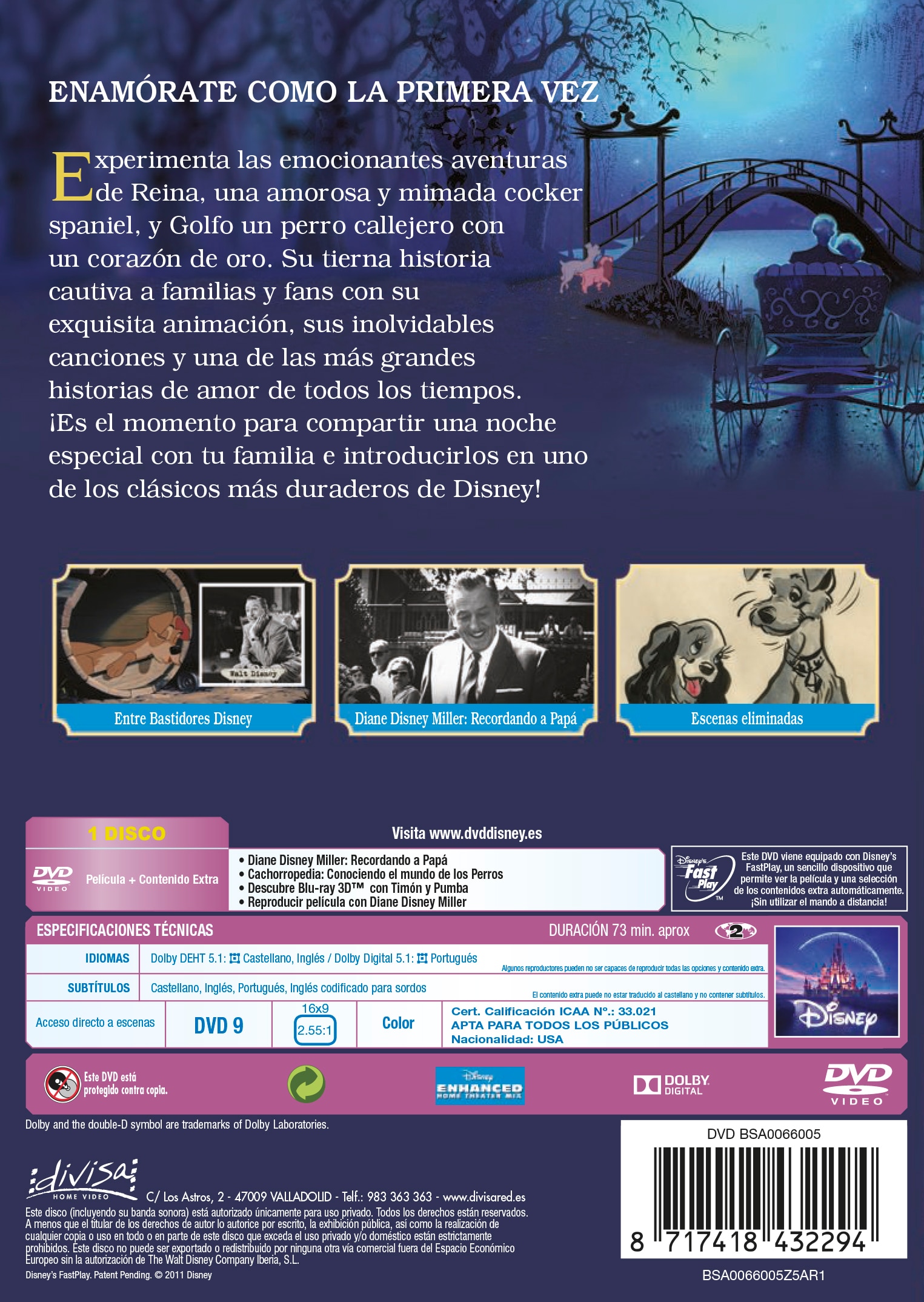 La Dama y el Vagabundo (DVD) 2