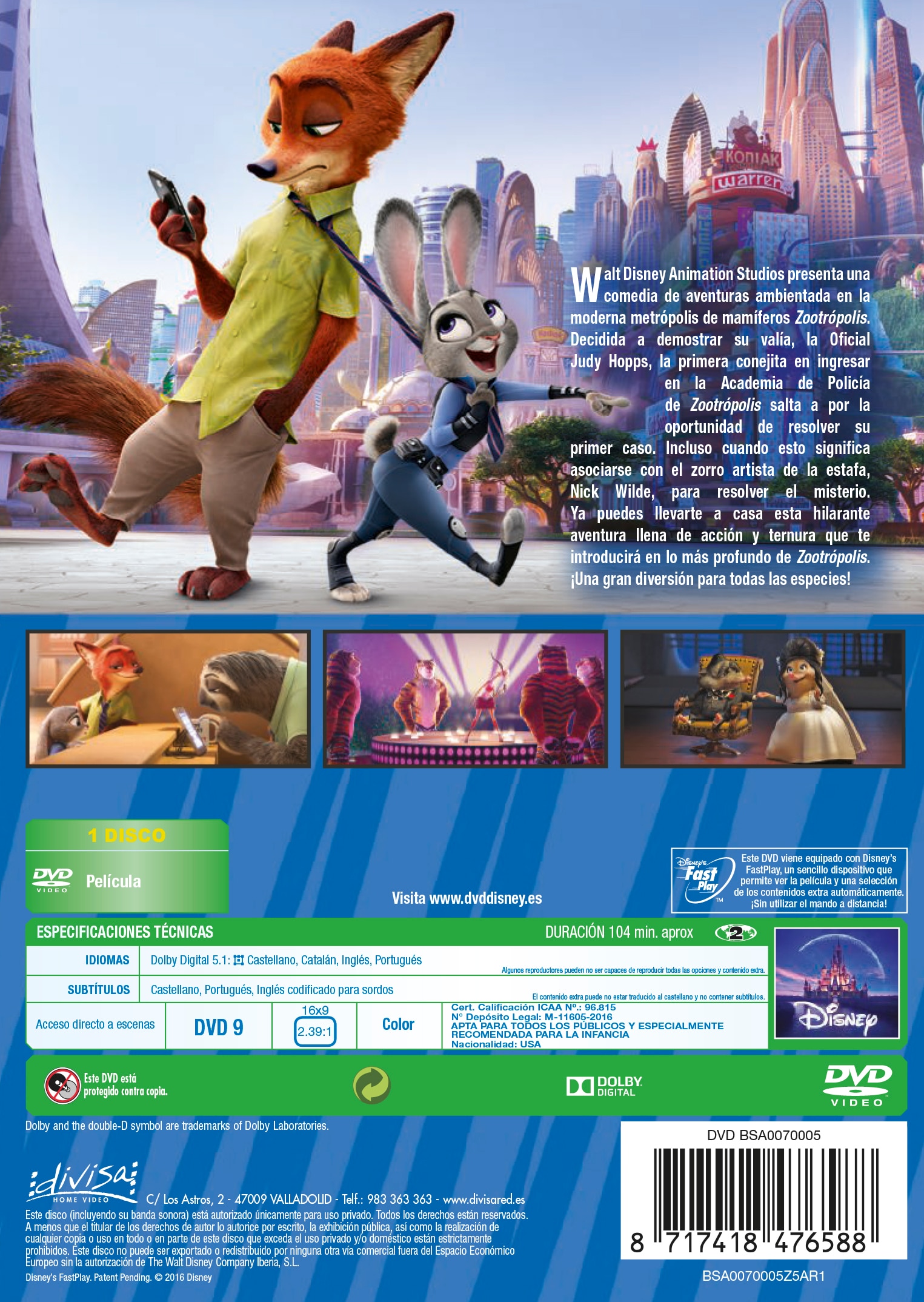 Zootrópolis (DVD) 3